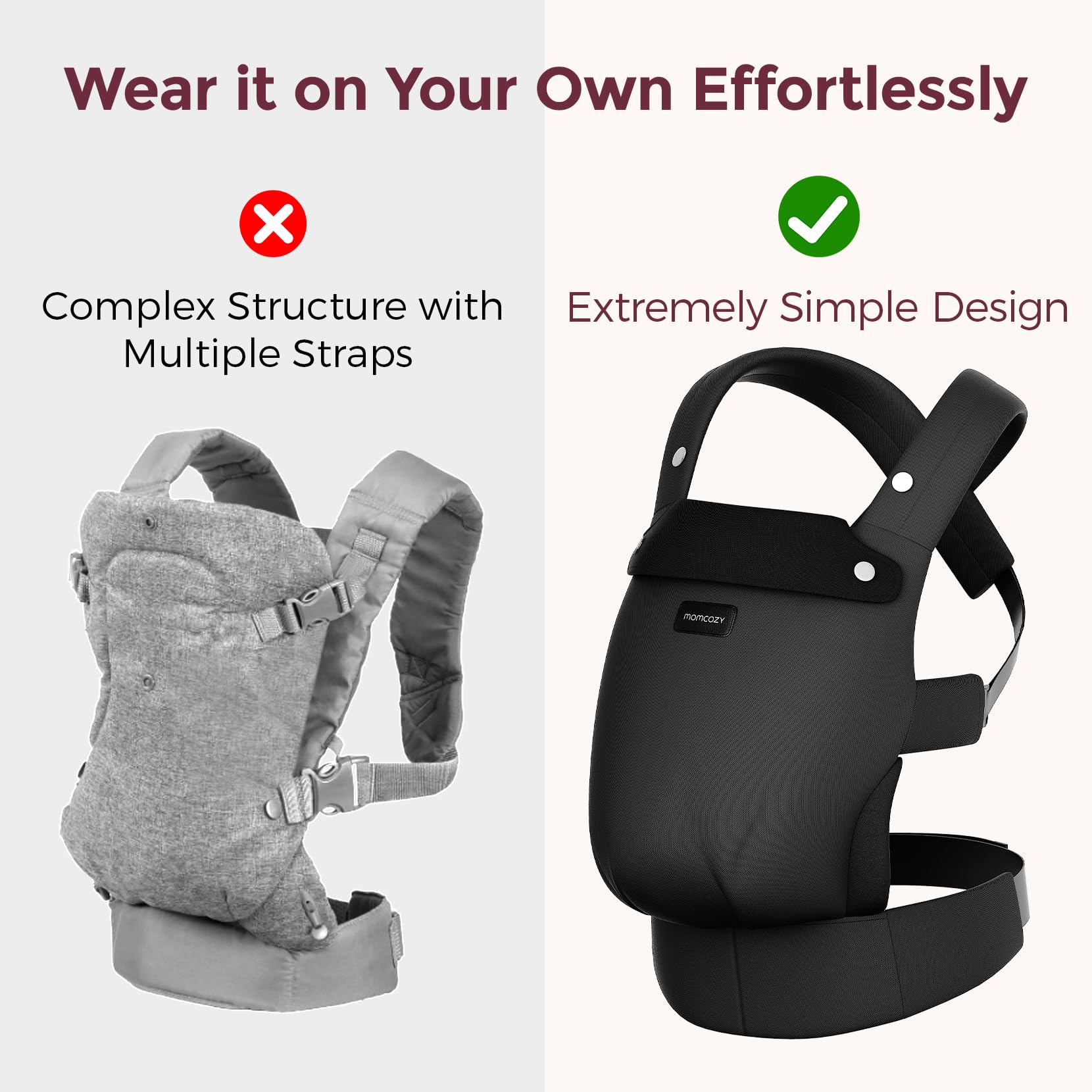 momcozy-baby-carrier-newborn-to-toddler-3-in-1-ergonomic-with-lumbar-support-lin image 5