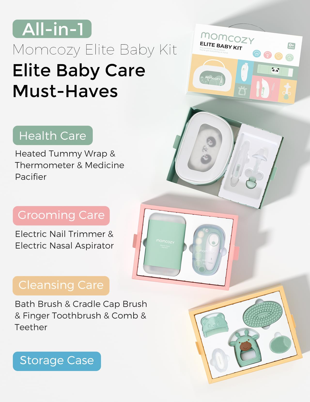 momcozy-elite-baby-kit-all-in-one-newborn-essential-gift-set-with-electric-nail- image 3