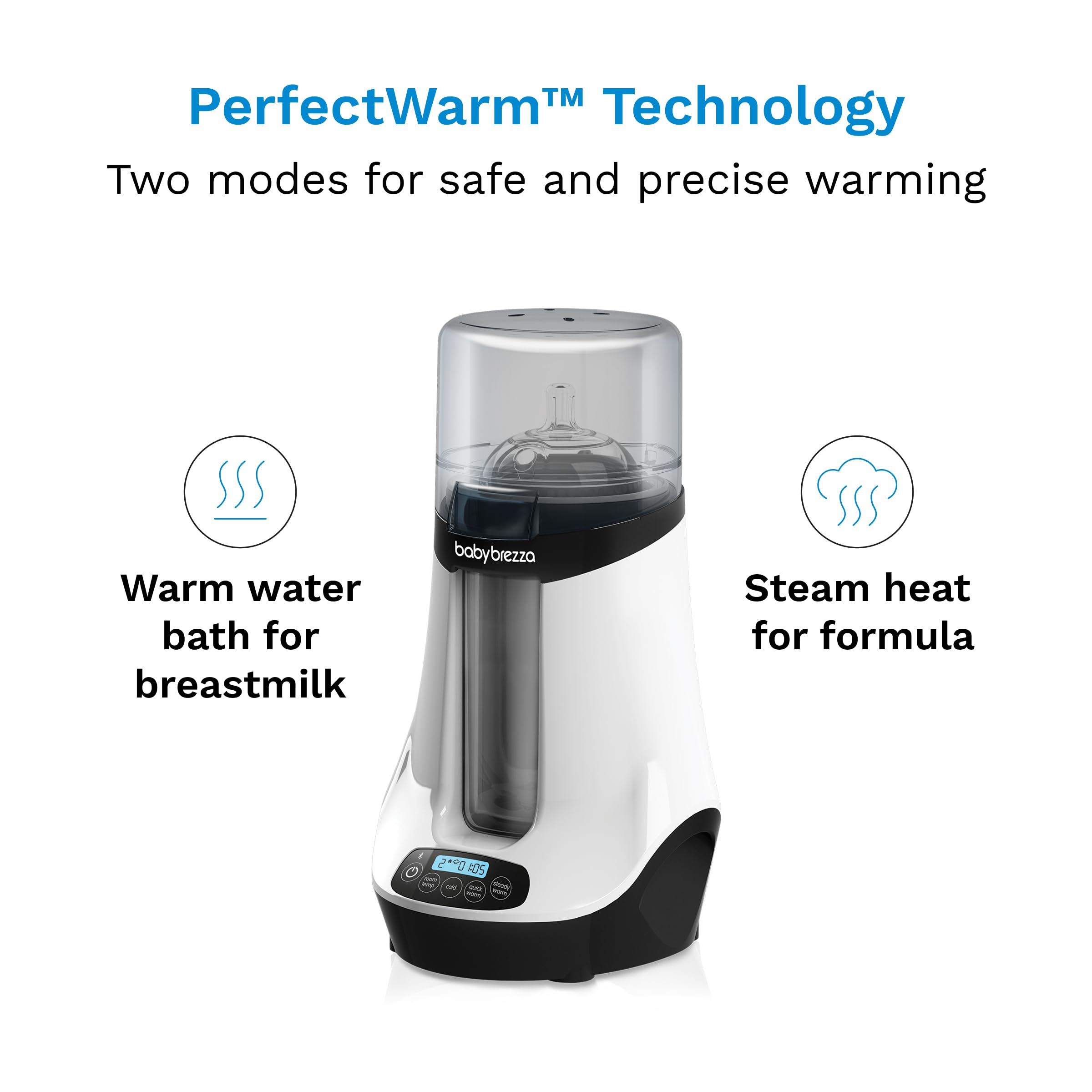 baby-brezza-smart-bottle-warmer-defroster-bluetooth-app-control-universal-fit-pr image 2