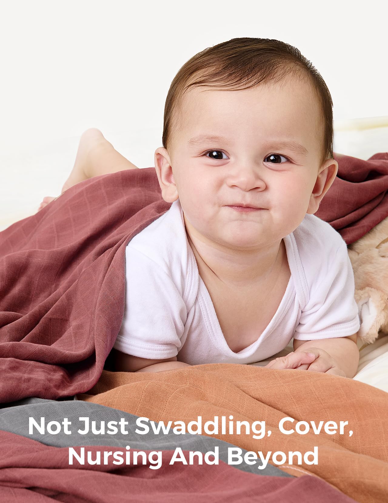 momcozy-muslin-swaddle-blankets-4-pack-47-x47-breathable-bamboo-blend-oeko-tex-c image 6