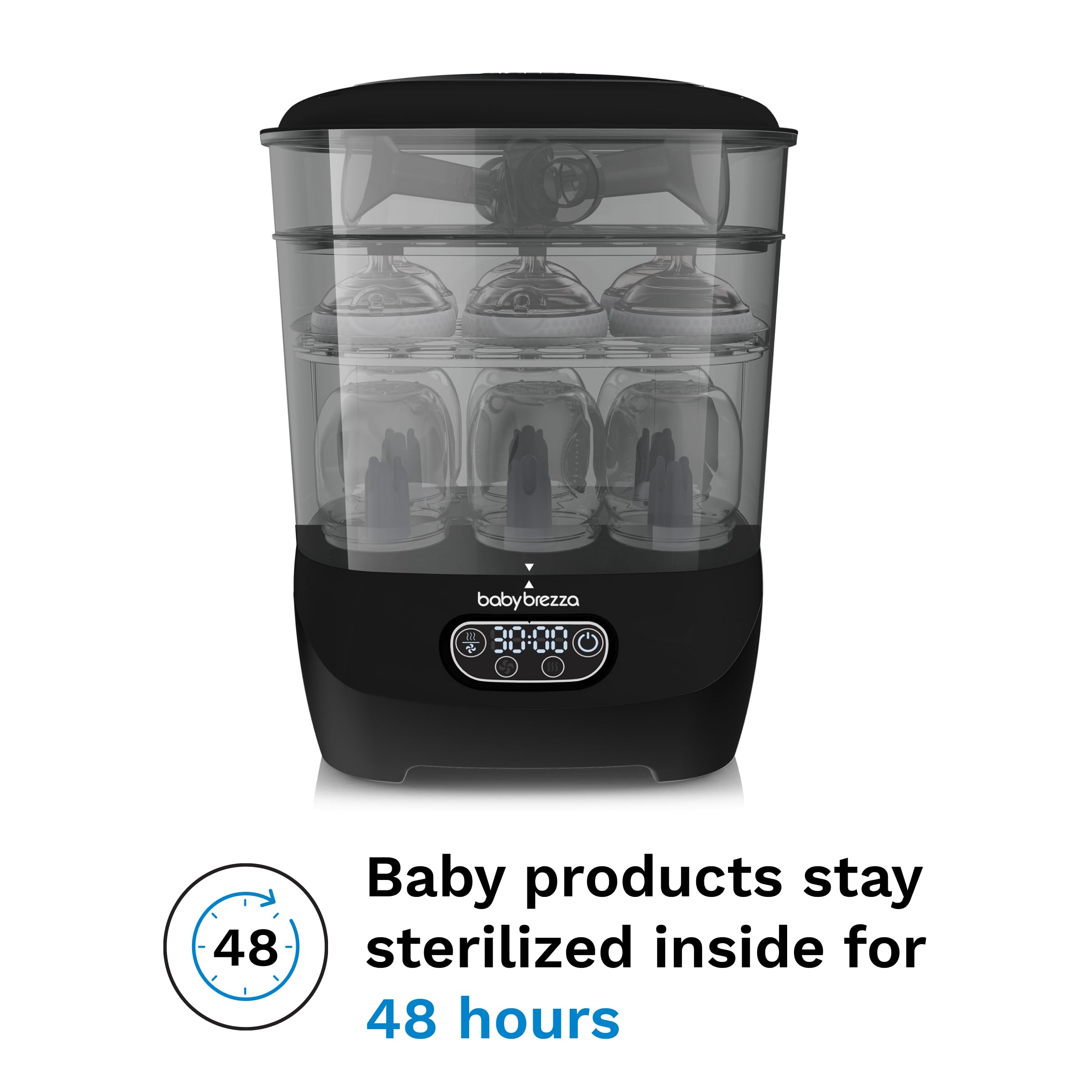 baby-brezza-bottle-sterilizer-and-dryer-advanced-33-faster-largest-capacity-hepa image 7