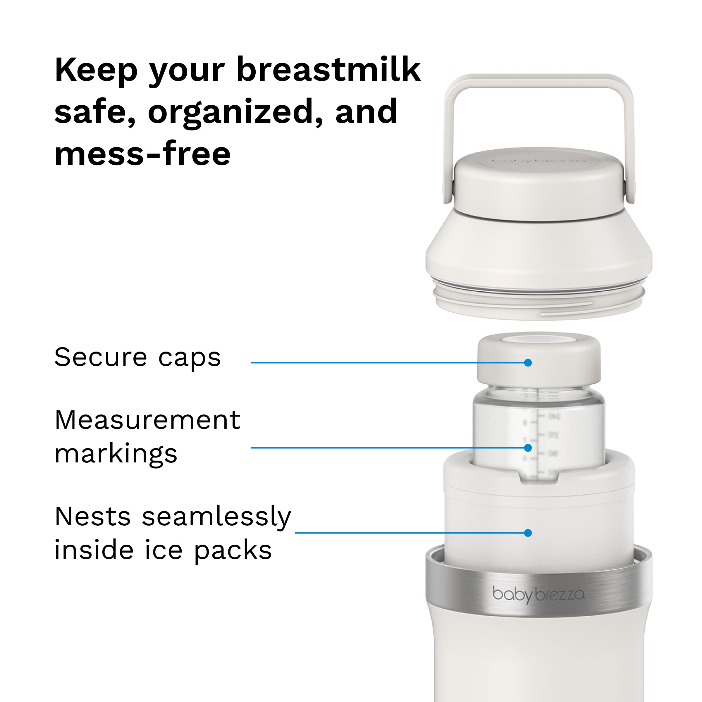 baby-brezza-replacement-breastmilk-cooler-storage-bottles-plastic-10-oz-4-pack image 4