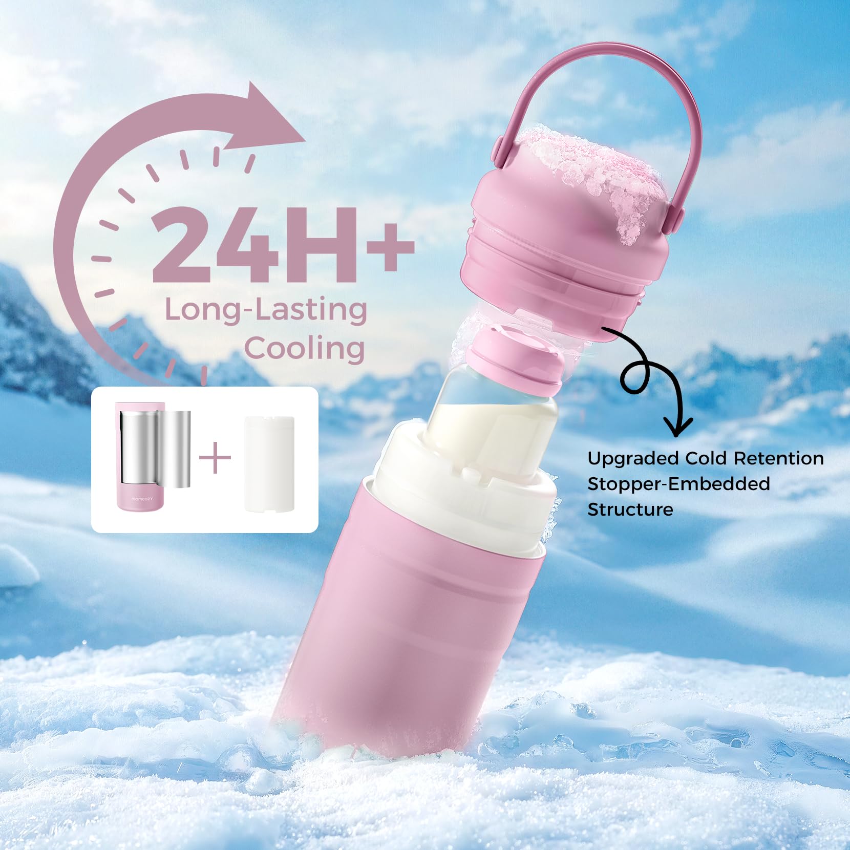 momcozy-portable-breast-milk-cooler-for-travel-24h-ice-free-cooling-12oz-leak-pr image 3