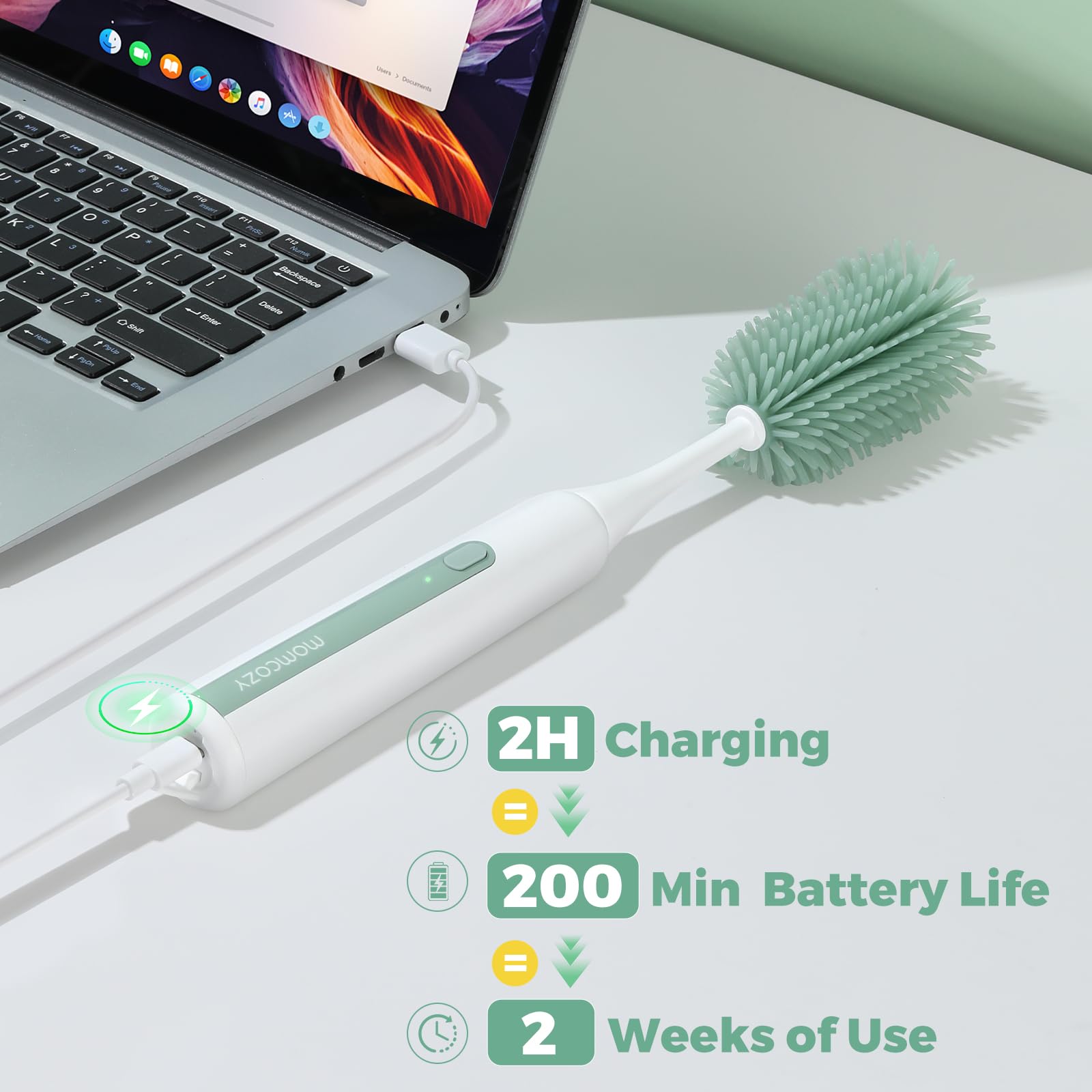 momcozy-7-in-1-electric-baby-bottle-brush-set-with-drying-rack-dual-rotation-usb image 6