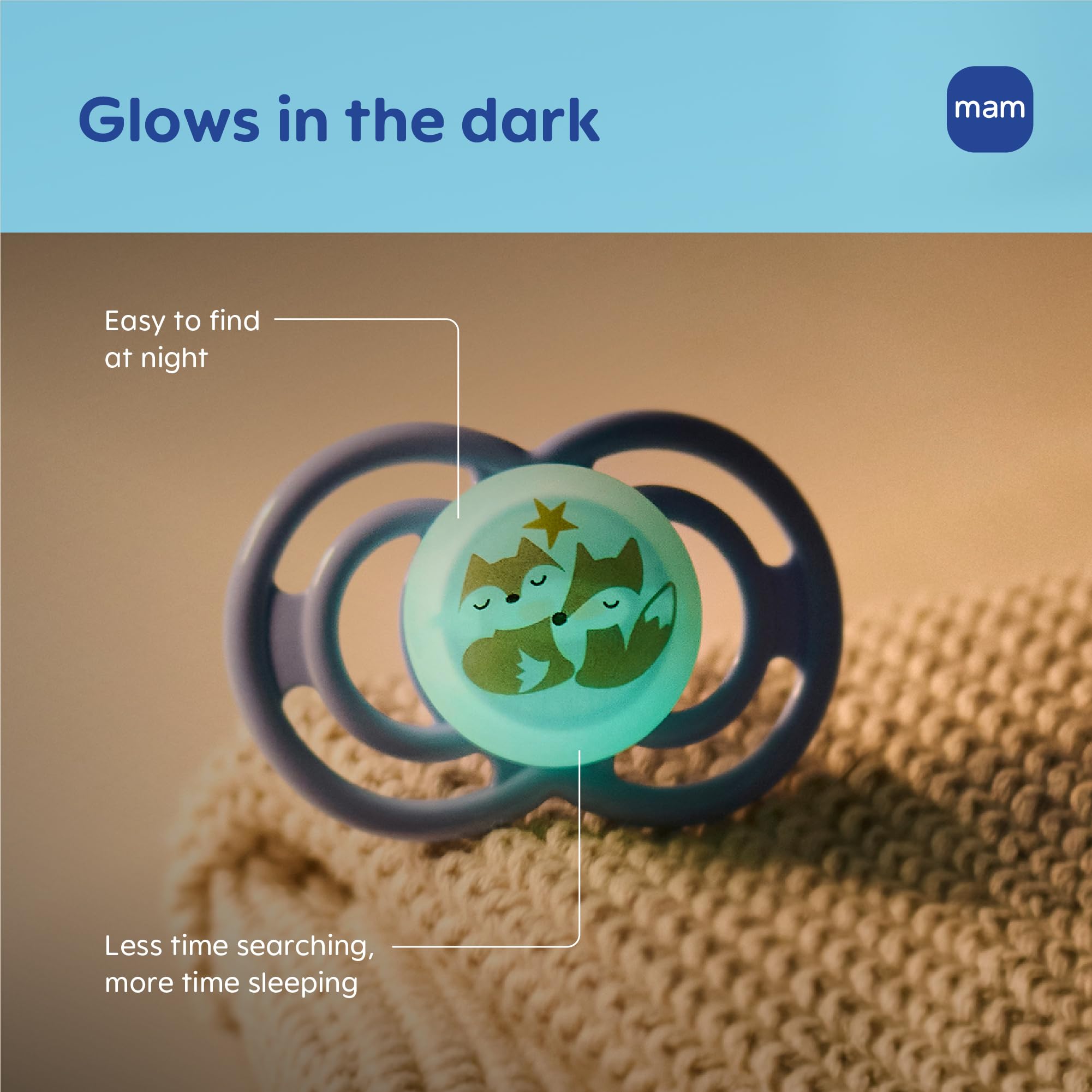 mam-perfect-baby-premium-pacifier-16-months-extra-thin-nipple-glow-in-the-dark-b image 5