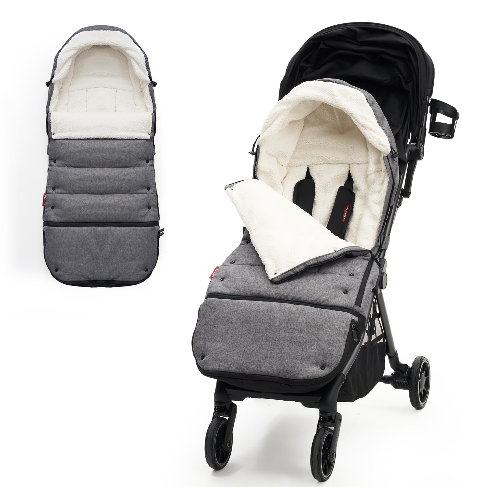 momcozy-universal-stroller-footmuff-weather-proof-sleeping-bag-with-adjustable-f image 8