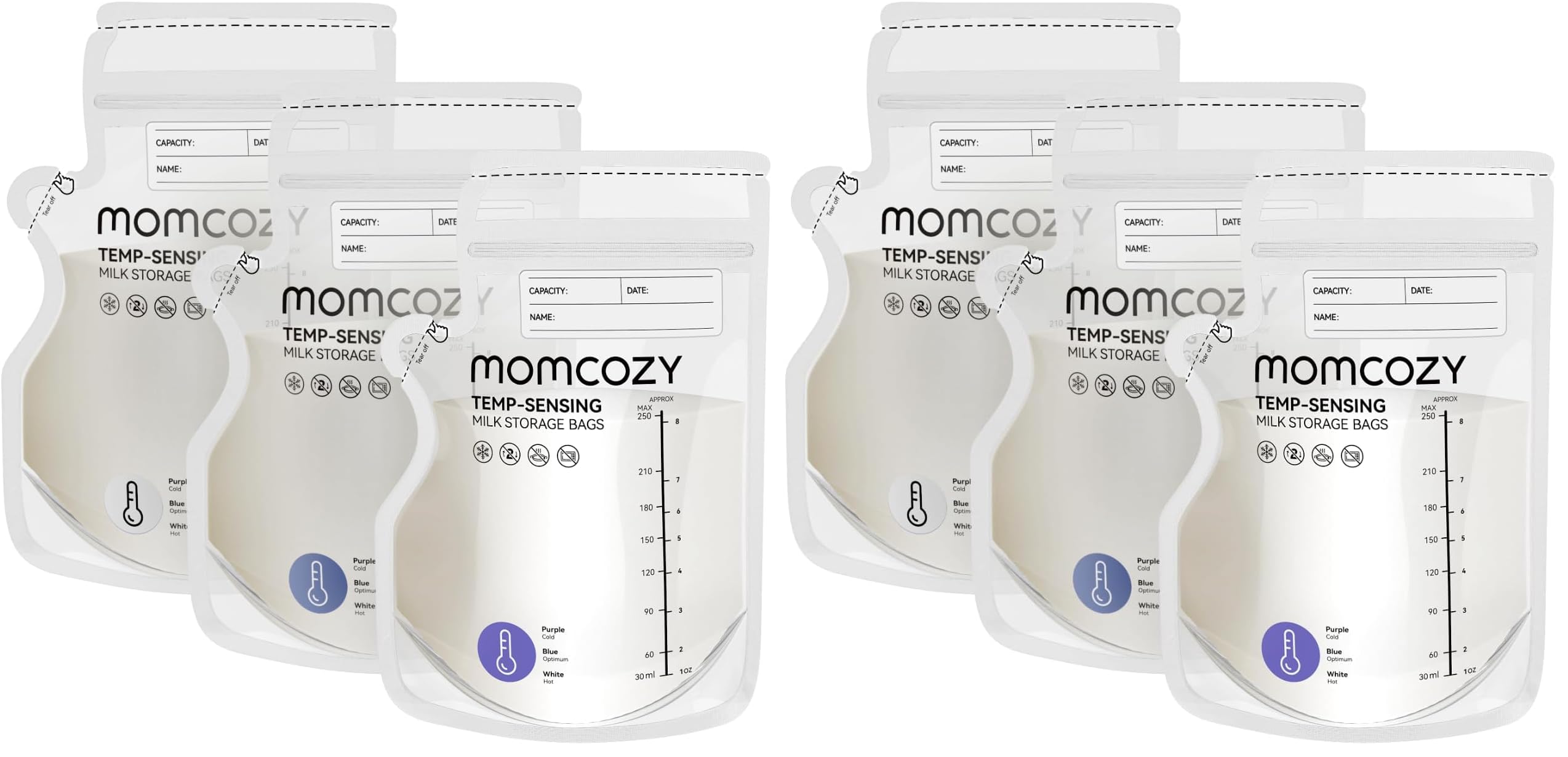 momcozy-easy-pour-breastmilk-storage-bags-8oz-temp-sensing-color-change-120-coun image 8