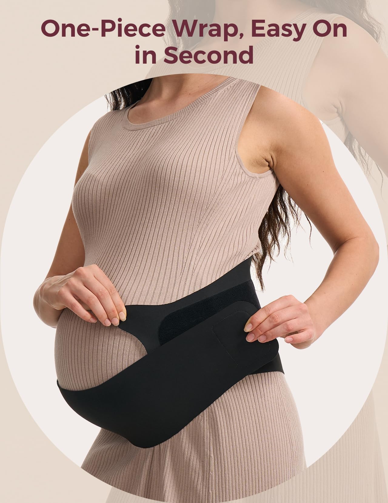 momcozy-maternity-belly-band-one-piece-support-breathable-adjustable-for-small-r image 5