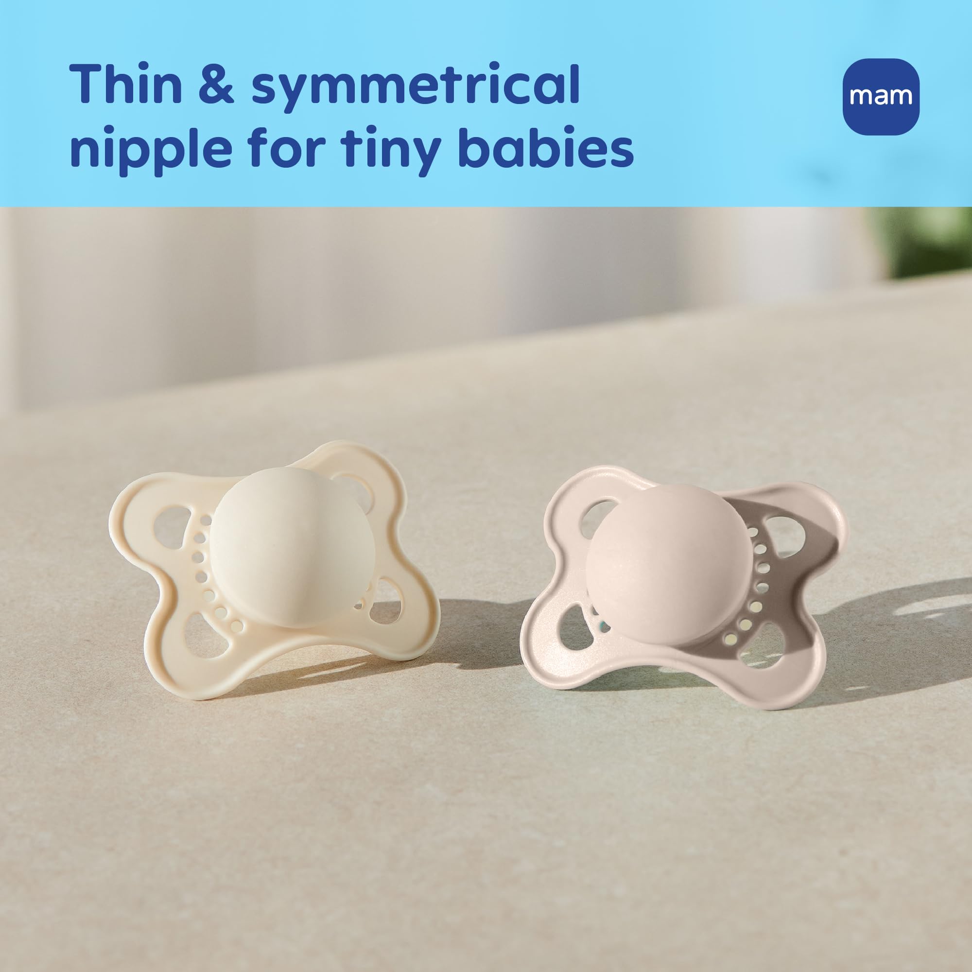 mam-original-matte-baby-pacifiers-0-6-months-2-pack-bpa-free-skinsoft-silicone-o image 6