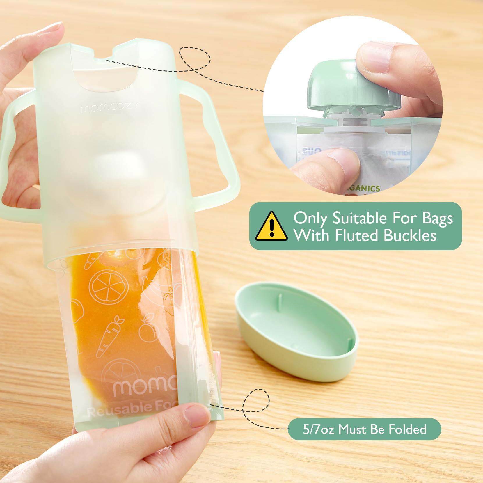momcozy-baby-pouch-holder-no-squeeze-mess-free-juice-box-food-pouch-holder-b0cly image 2