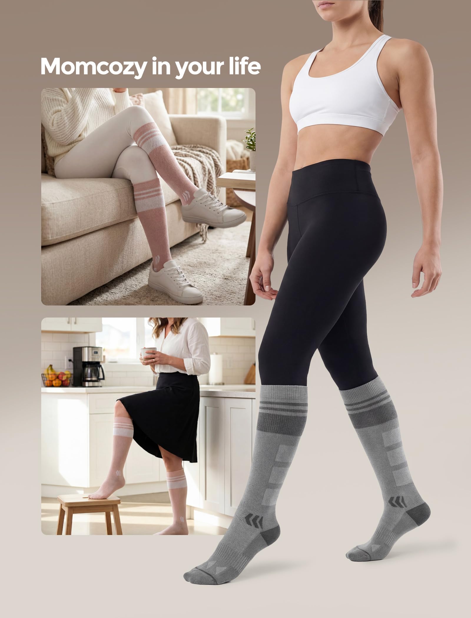 momcozy-compression-socks-for-women-20-30-mmhg-for-flying-travel-sports-silver-i image 8