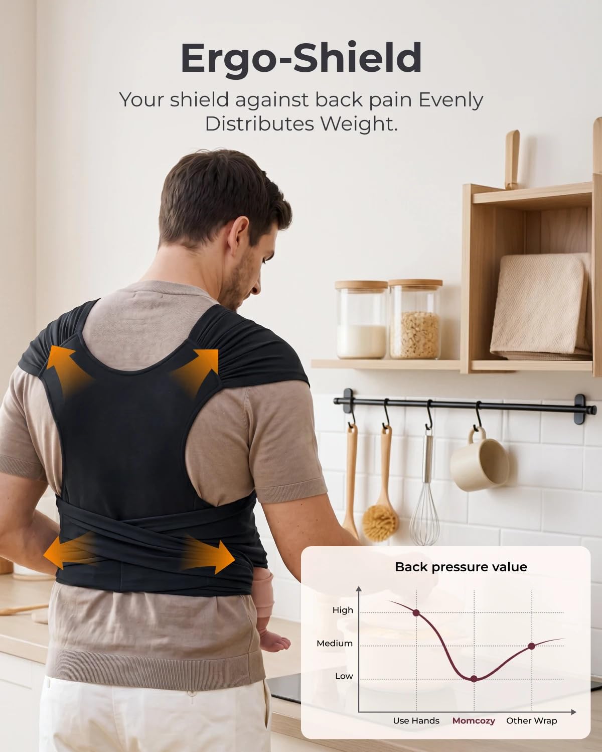 momcozy-baby-wrap-carrier-adjustable-ergonomic-breathable-hands-free-baby-sling- image 4