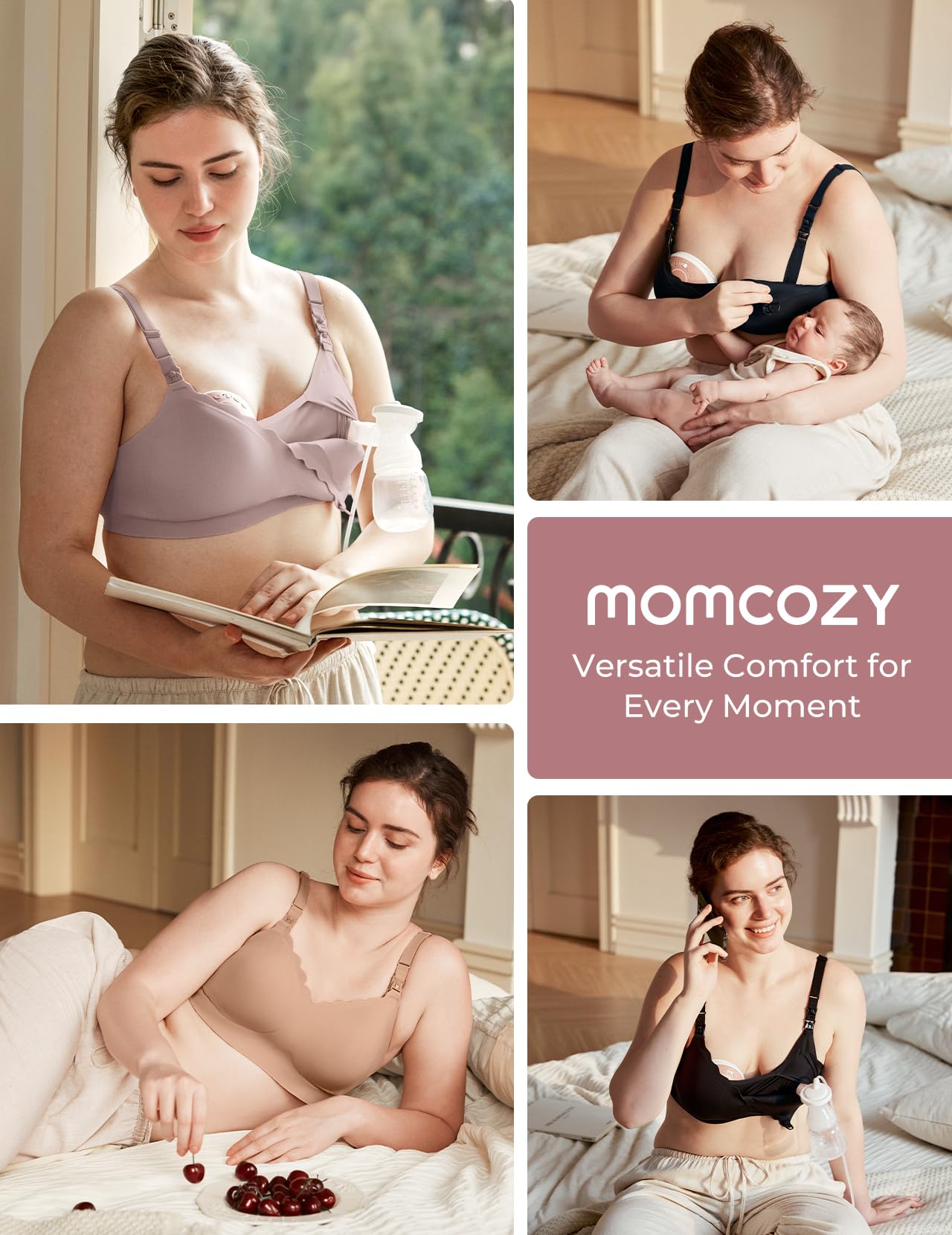 momcozy-4-in-1-hands-free-pumping-bra-with-cooling-fabric-jelly-strip-support-nu image 8