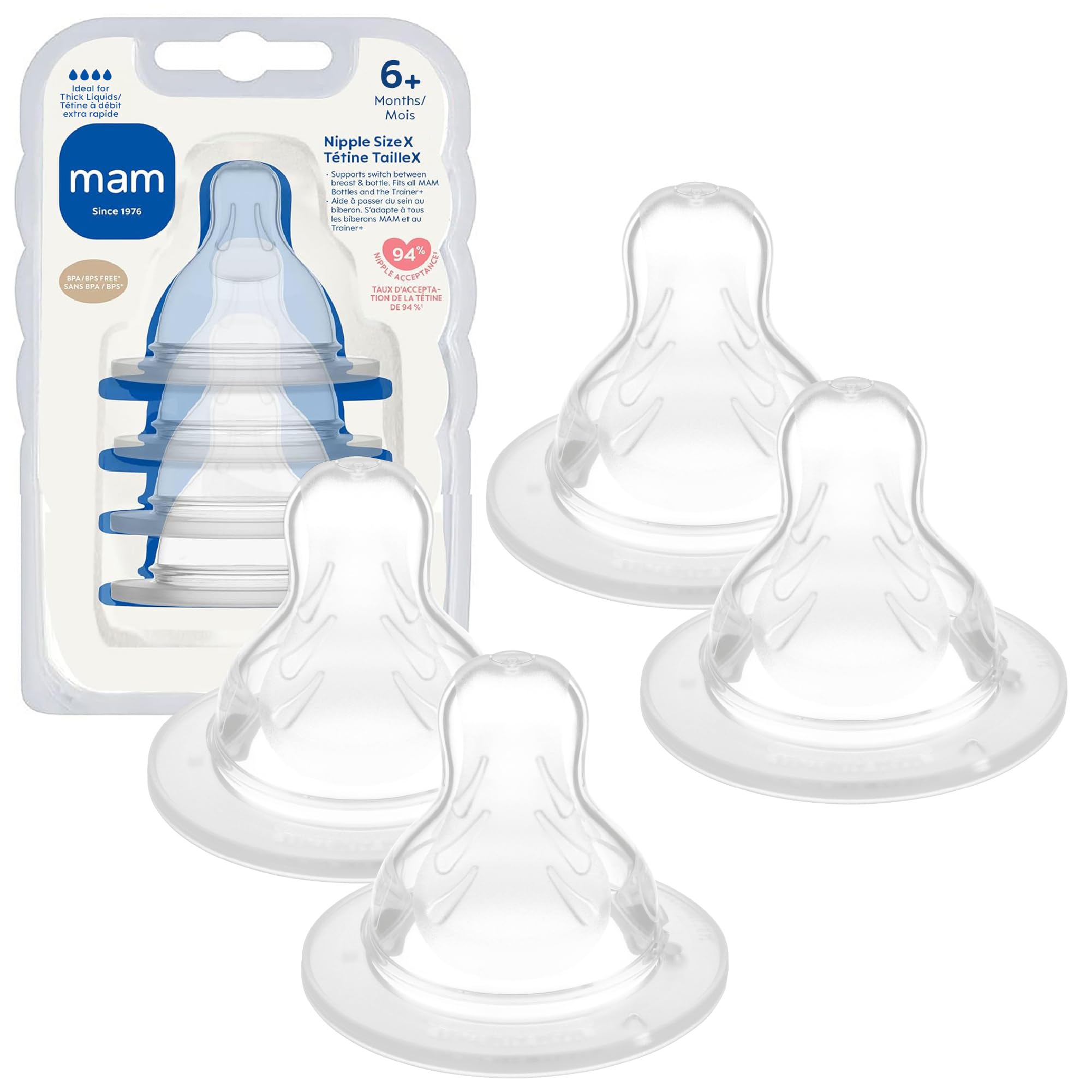 mam-anti-colic-extra-slow-flow-nipples-fits-all-mam-bottles-4-pack image 8