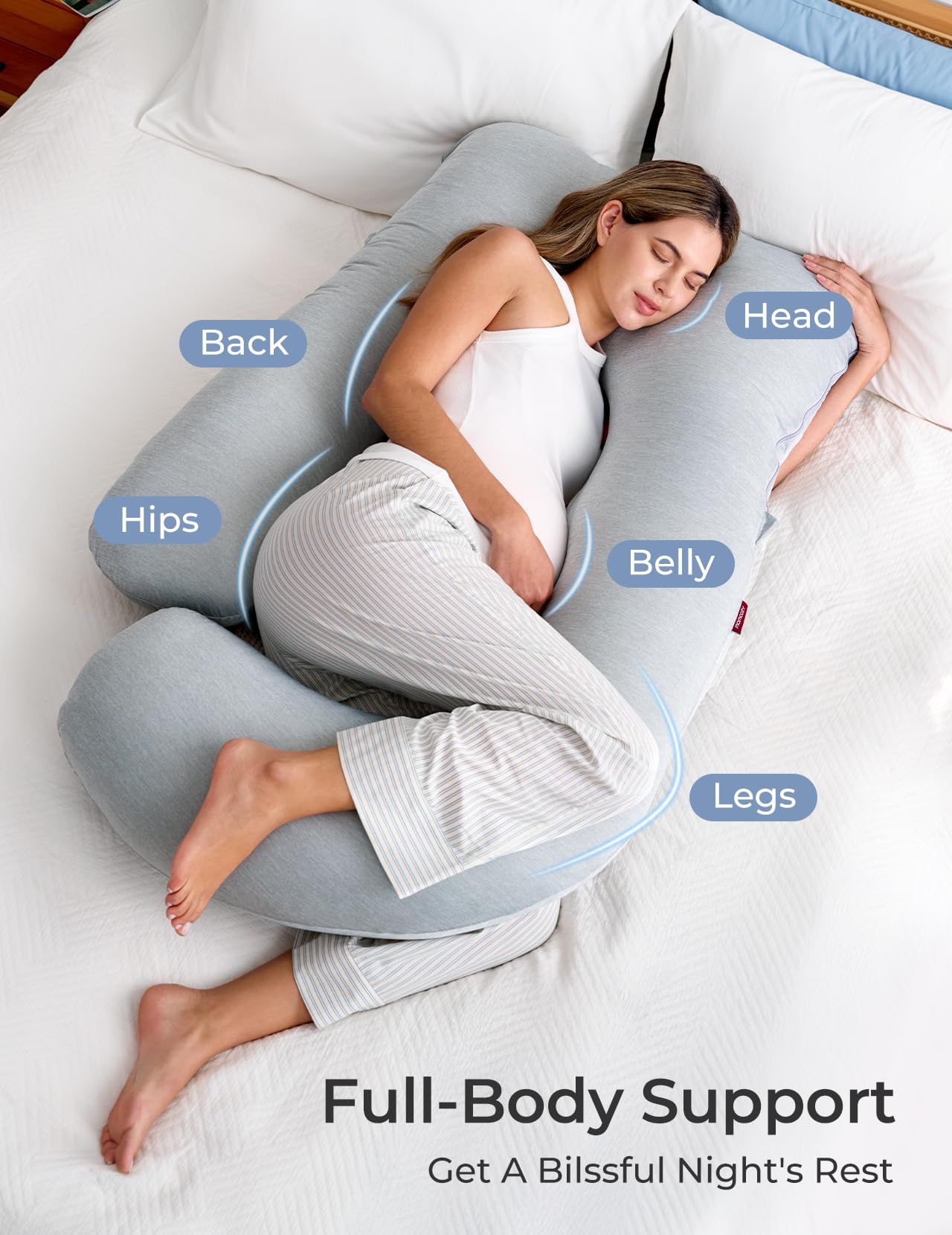 momcozy-pregnancy-pillows-knee-pillow-for-side-sleepers-with-cooling-cover image 6