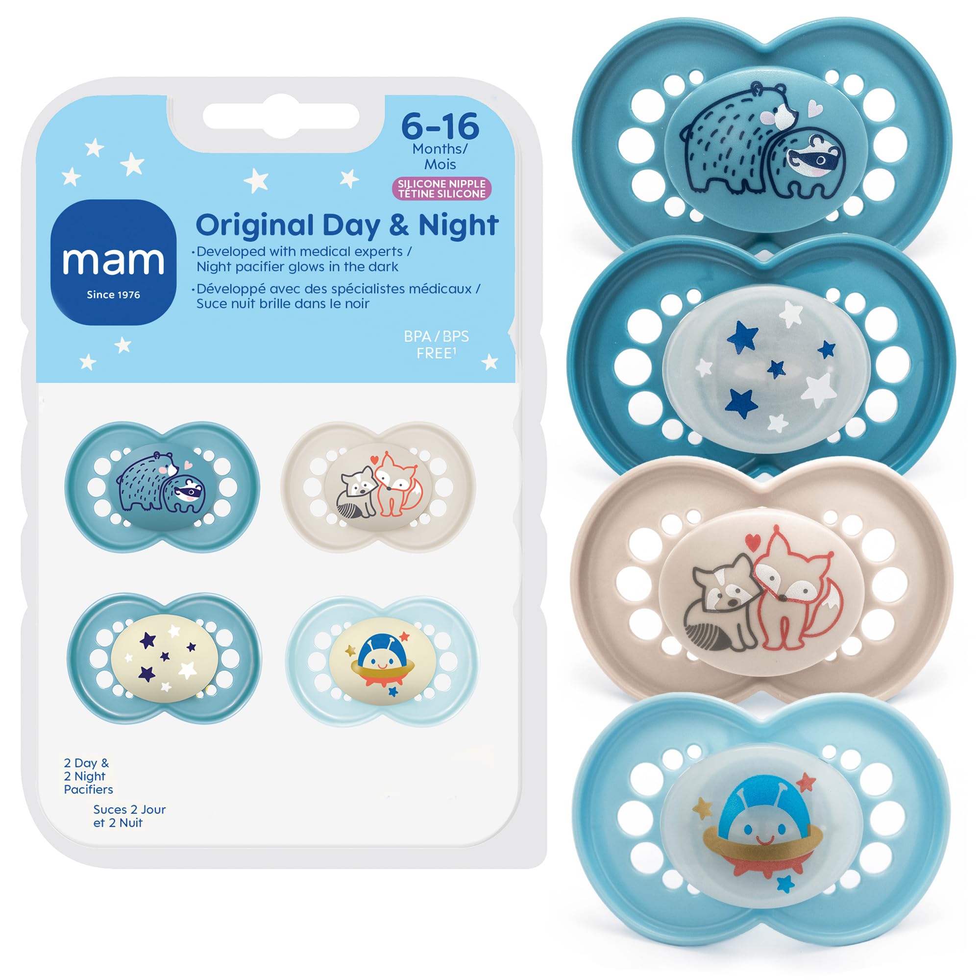 mam-original-baby-pacifiers-6-16-months-glow-in-the-dark-2-pack-with-sterilizer- image 8