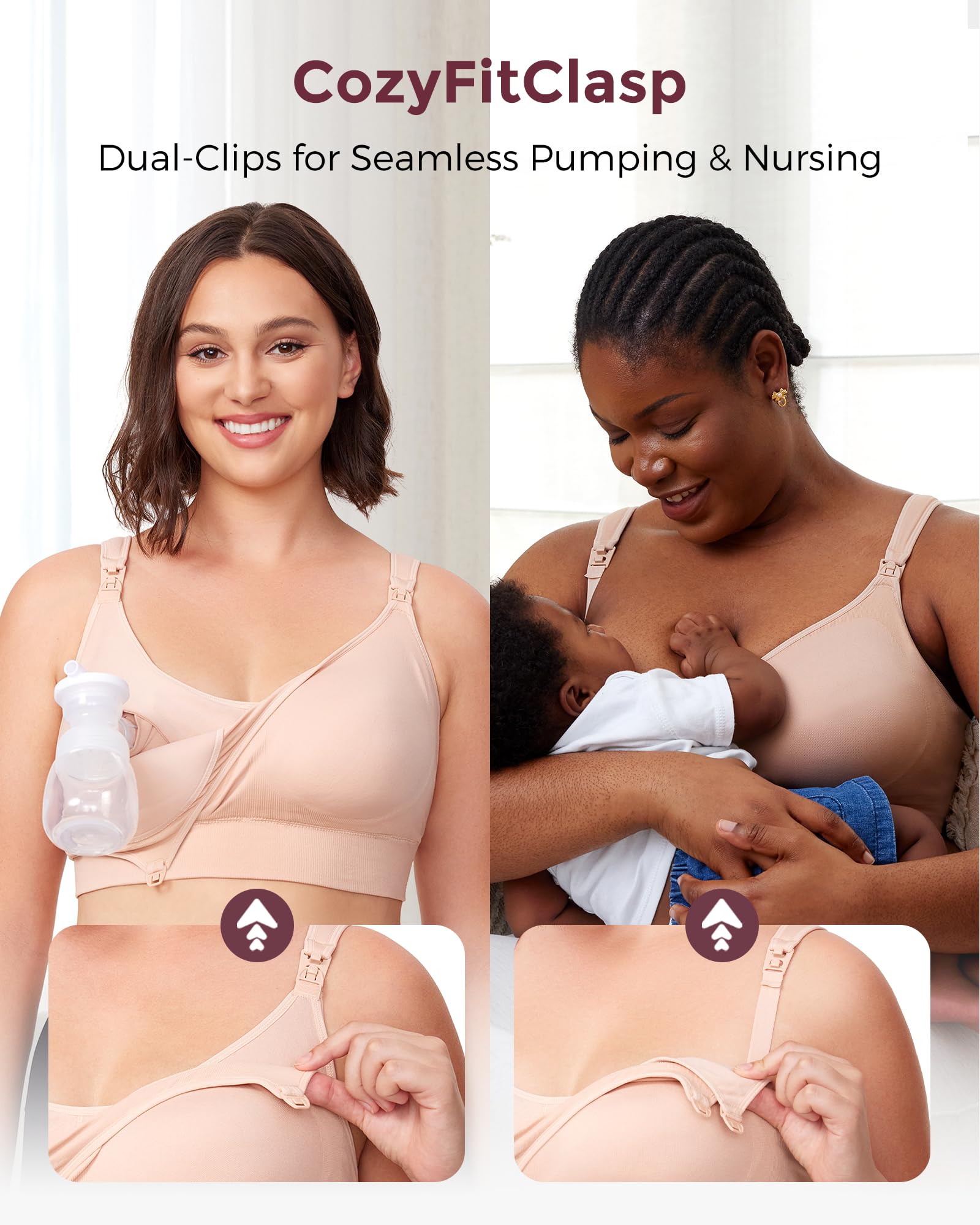 momcozy-hands-free-pumping-nursing-bra-all-in-one-with-fixed-padding image 2