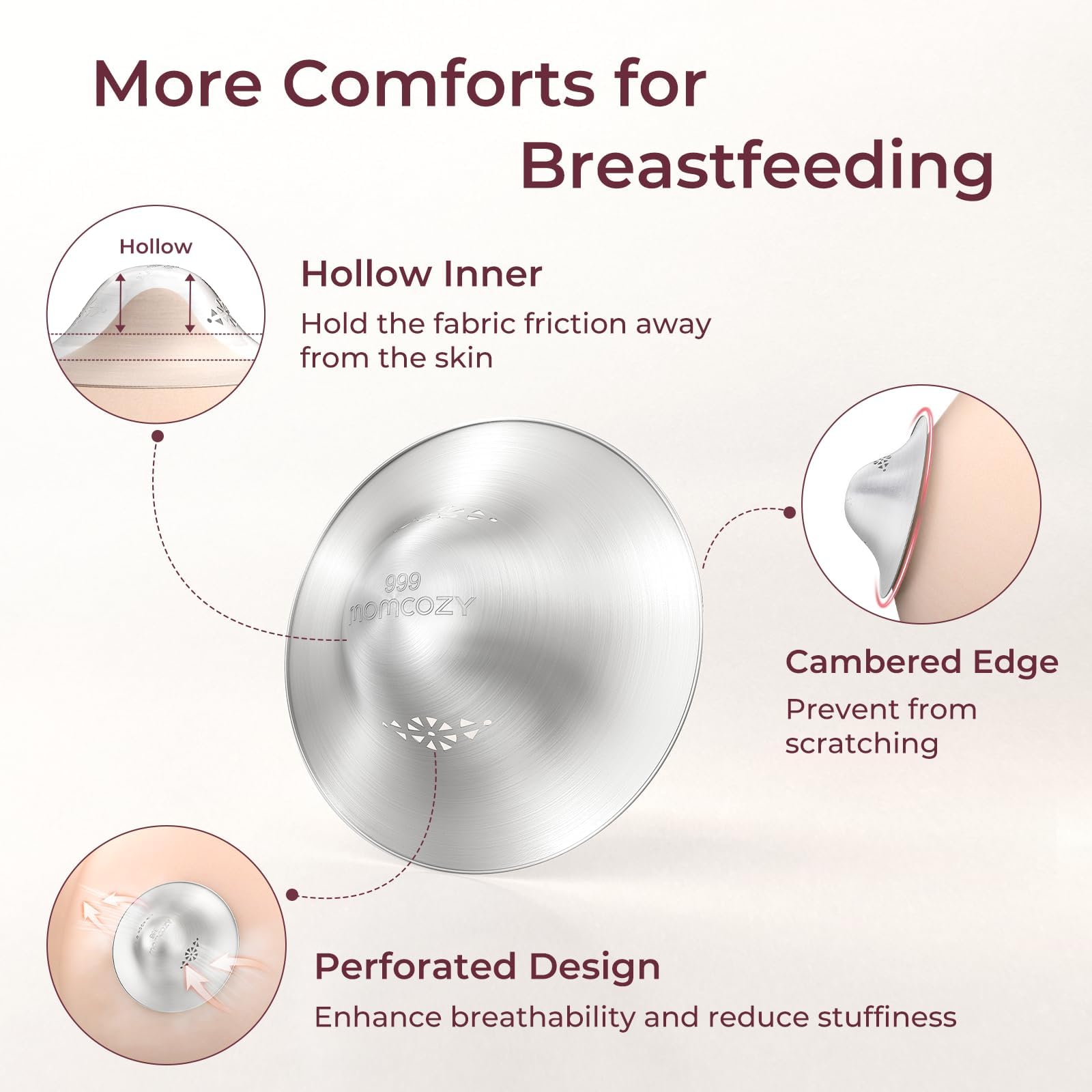 momcozy-999-silver-nursing-cups-with-original-perforated-breathable-design-metal image 2