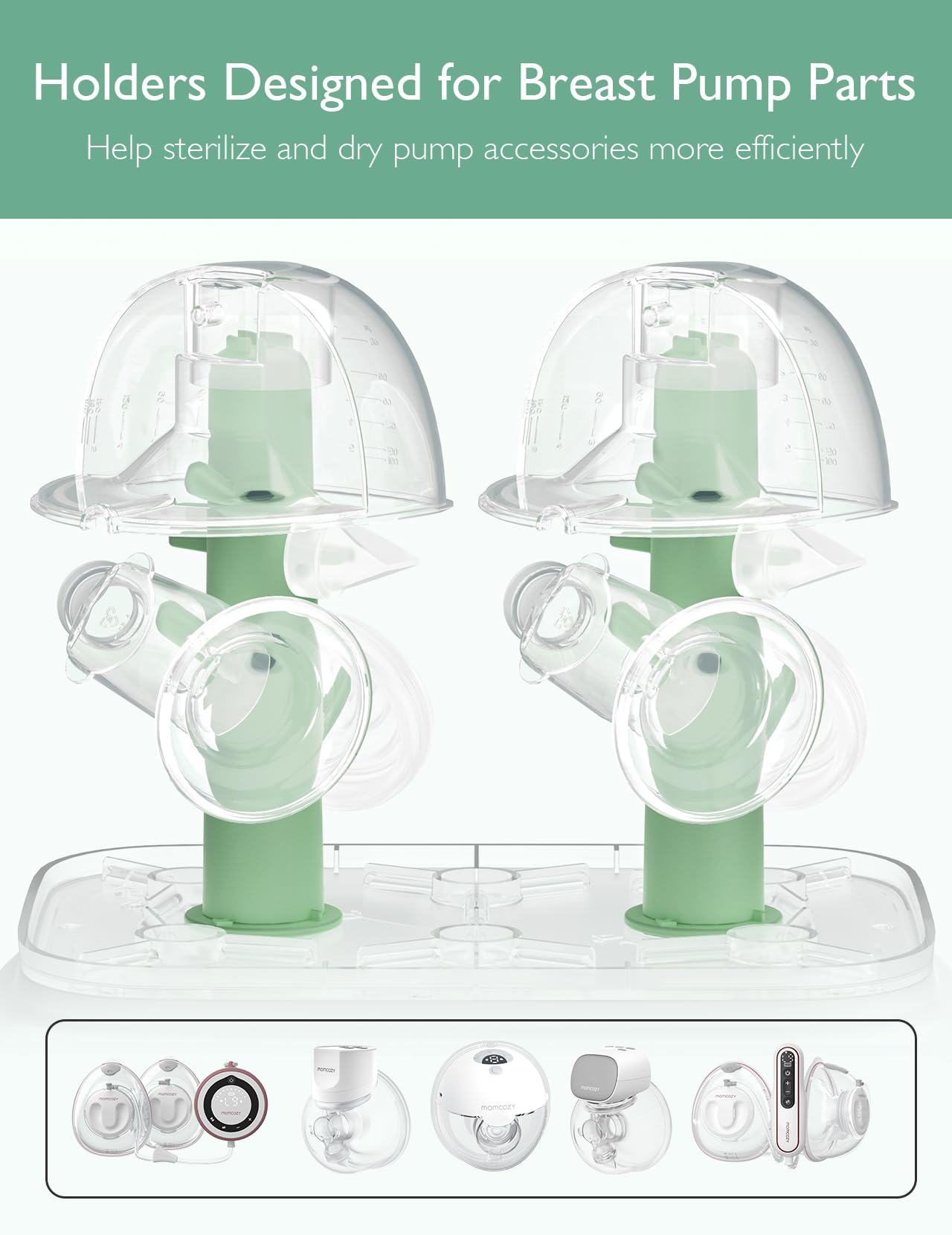 momcozy-3-layer-large-bottle-sterilizer-and-dryer-fast-steam-sterilization-24-ho image 5