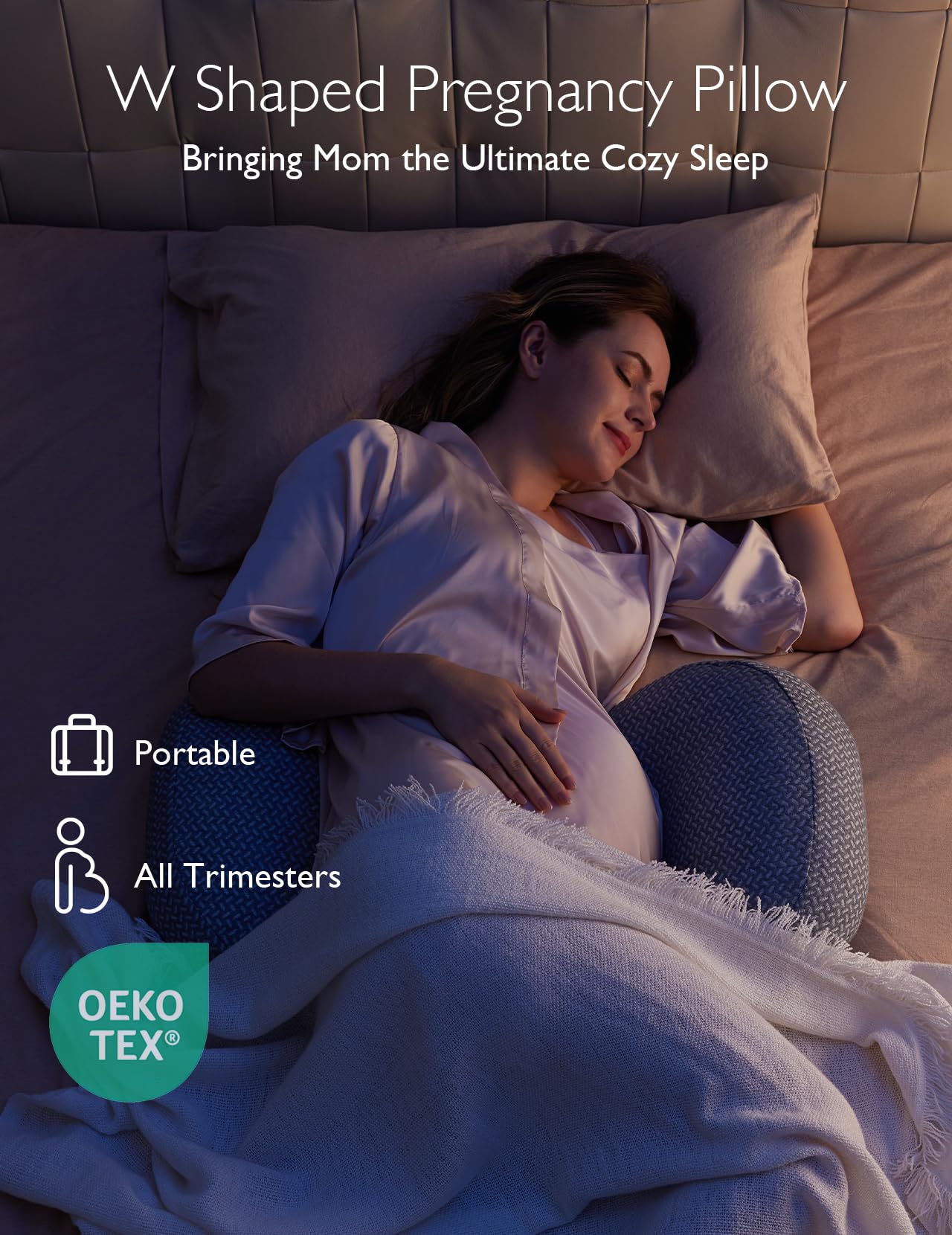 momcozy-w-shaped-pregnancy-pillow-knee-pillow-for-side-sleepers image 6