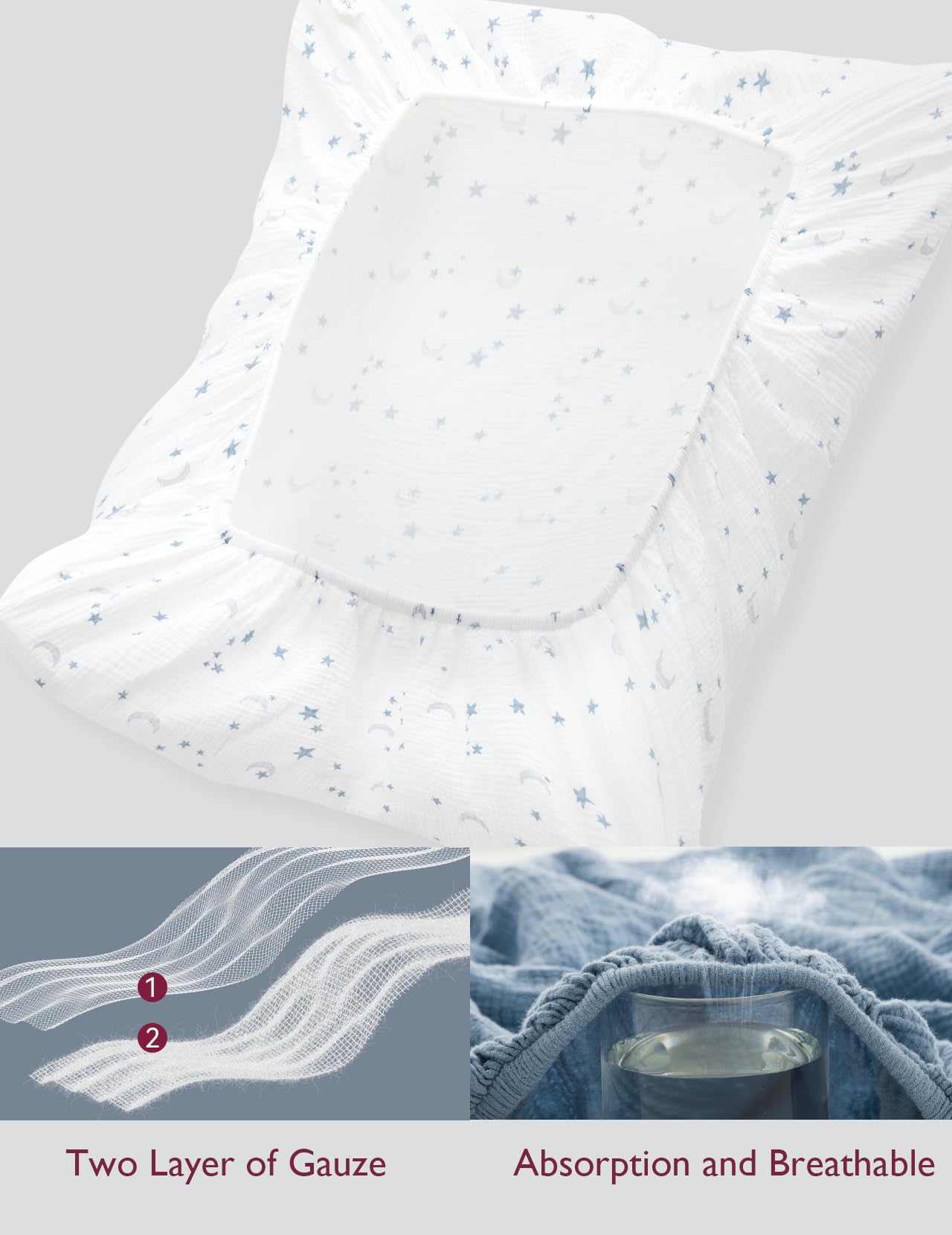 momcozy-muslin-standard-fitted-crib-sheets-52-x28-2-pack-soft-breathable-natural image 5
