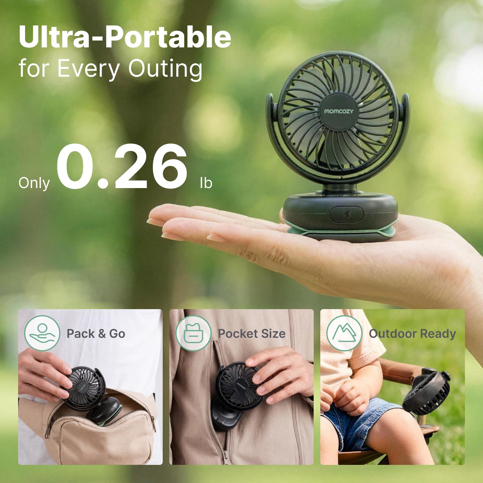 momcozy-portable-stroller-fan-with-clip-ultra-light-4-speed-clip-on-fan-for-carr image 3