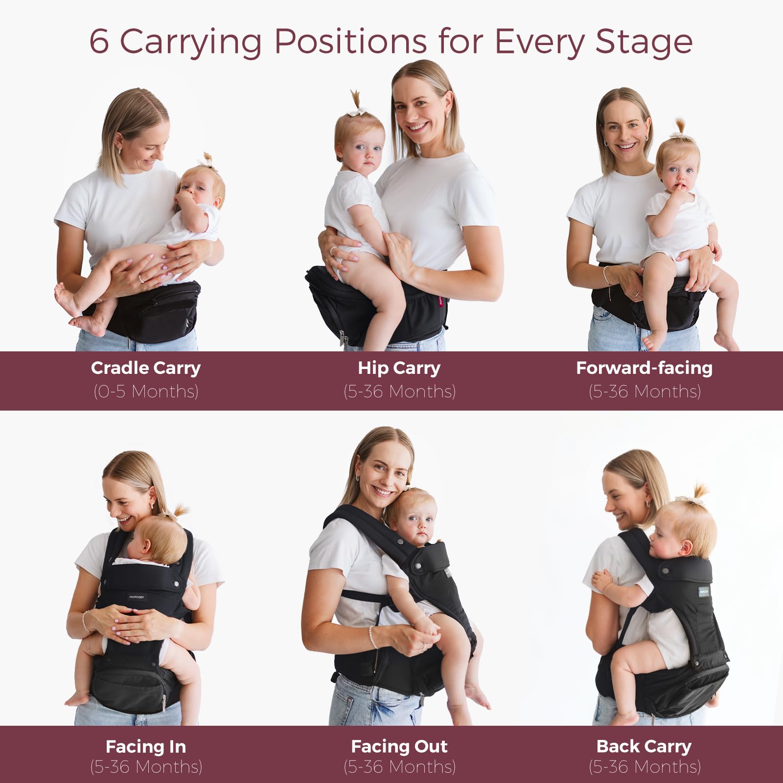 momcozy-baby-carrier-with-hip-seat-detachable-hands-free-plus-size-extender-wais image 3