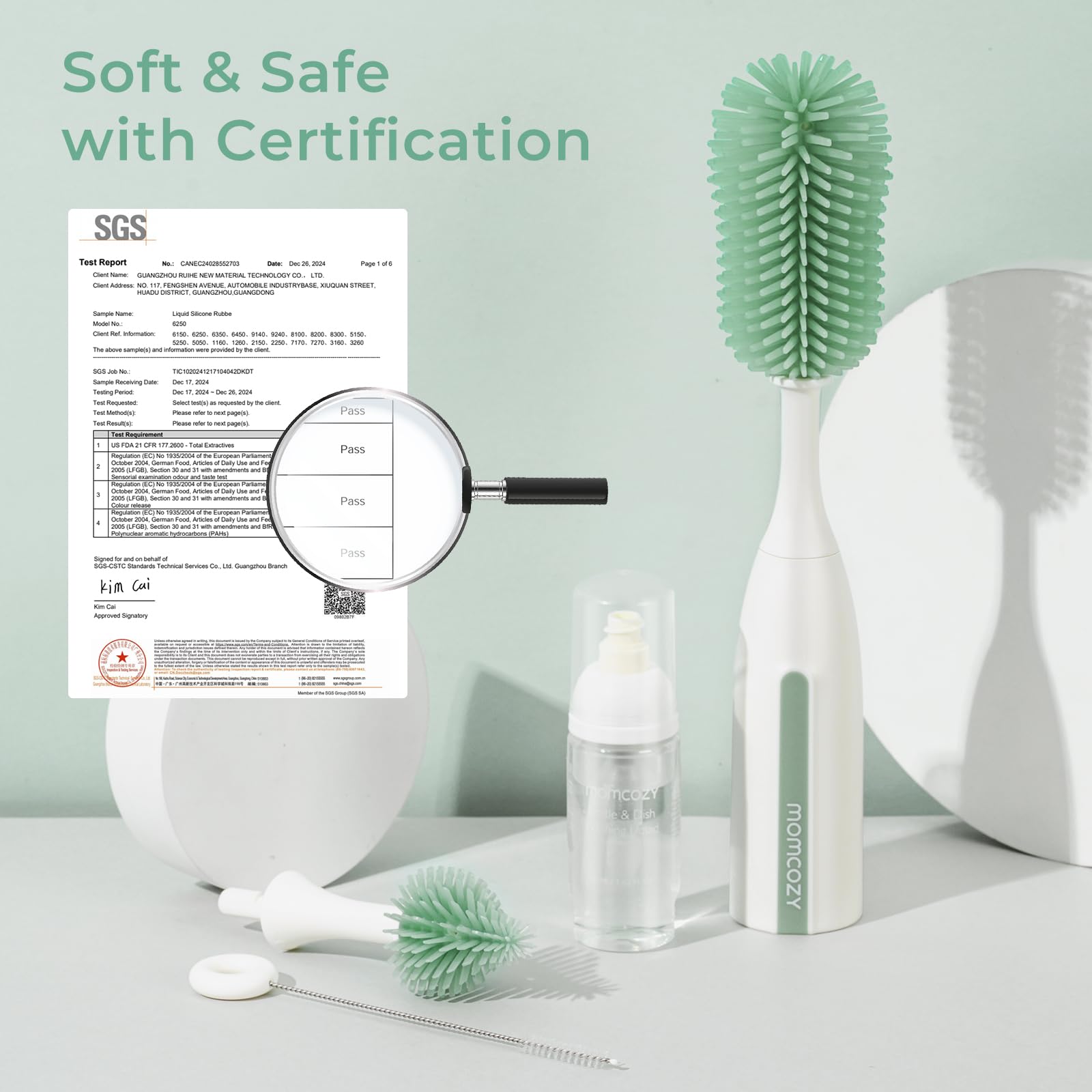 momcozy-bottle-brush-kit-pro-push-press-foaming-silicone-bristles-6-piece-set-gr image 6