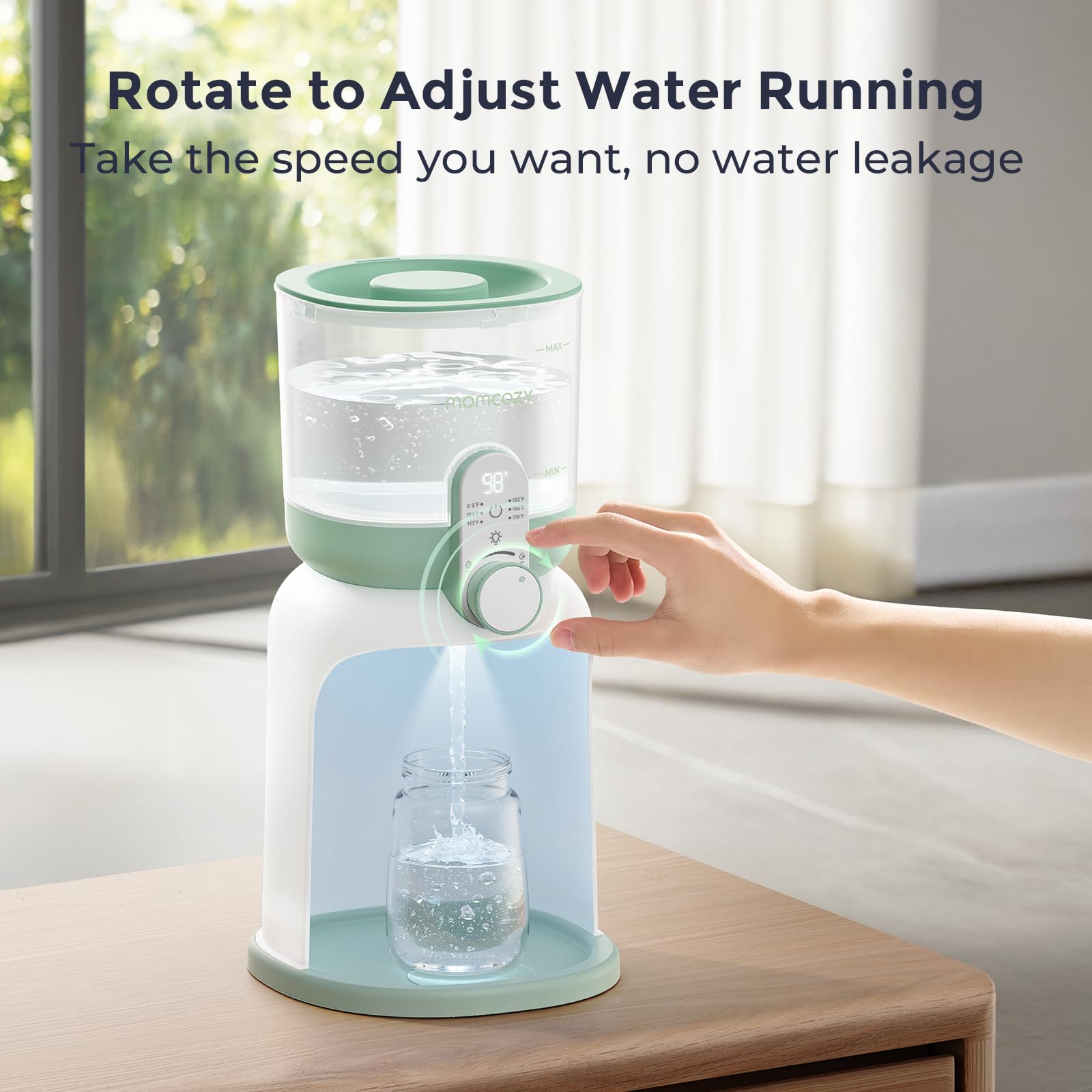momcozy-instant-water-warmer-for-baby-formula-57-oz-detachable-tank-6-temperatur image 8