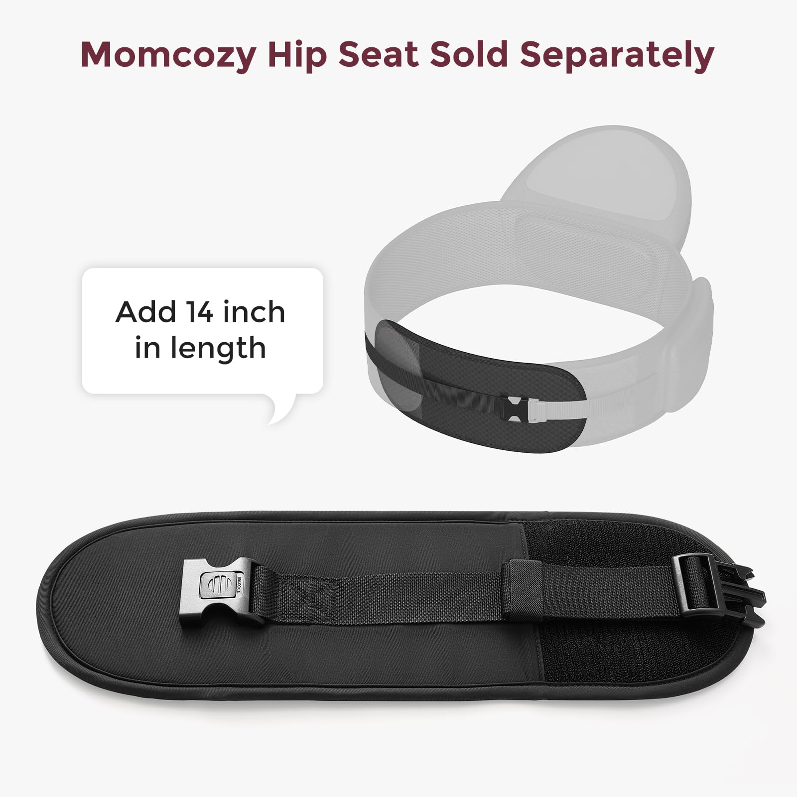 momcozy-baby-carrier-with-hip-seat-detachable-hands-free-plus-size-extender-wais image 5