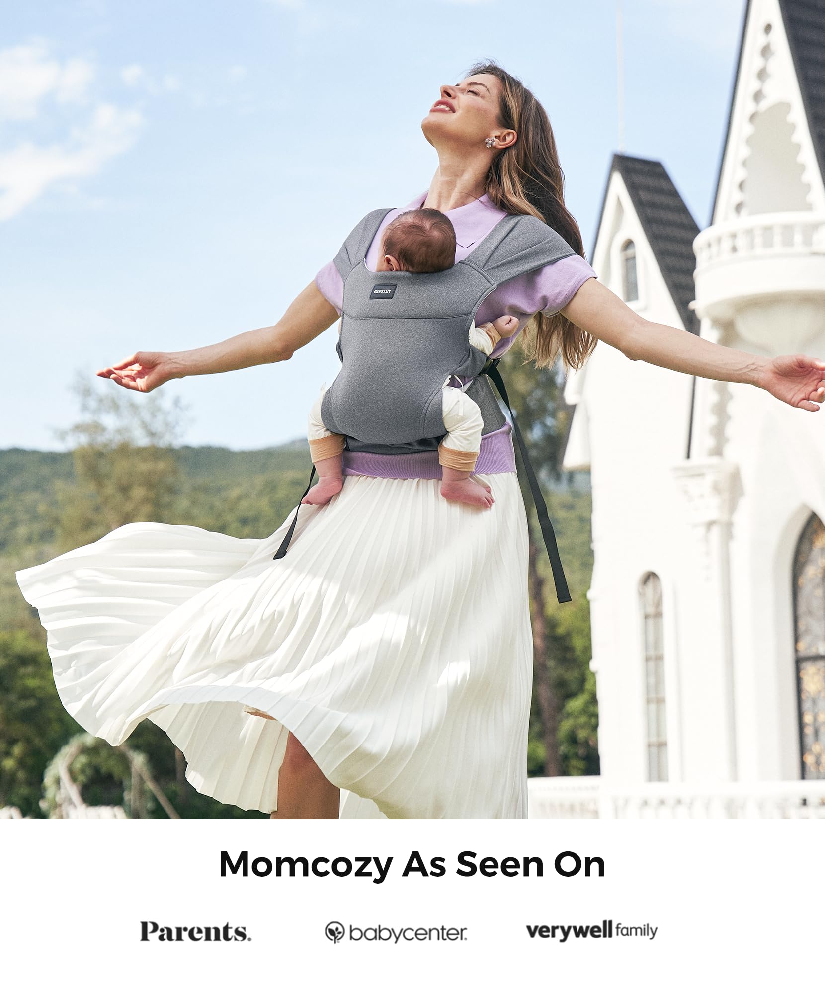momcozy-portable-baby-carrier-compact-foldable-hip-pouch-cross-back-straps-for-b image 5