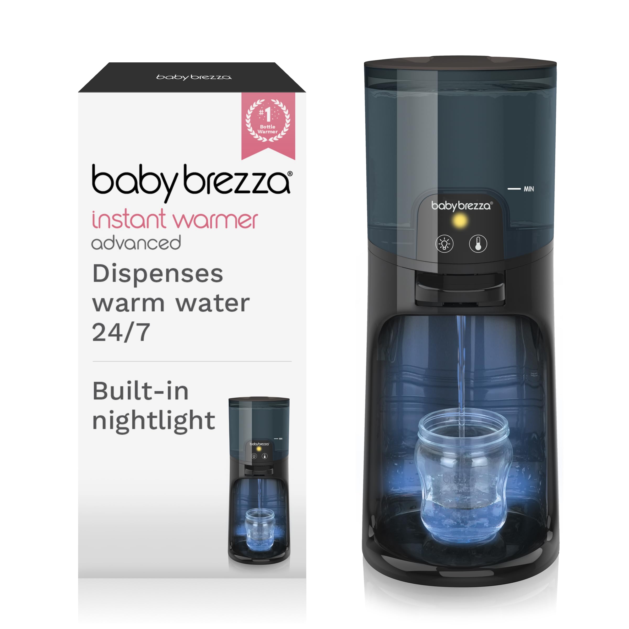 baby-brezza-instant-bottle-warmer-advanced-with-3-temperature-settings-50oz-tank image 1