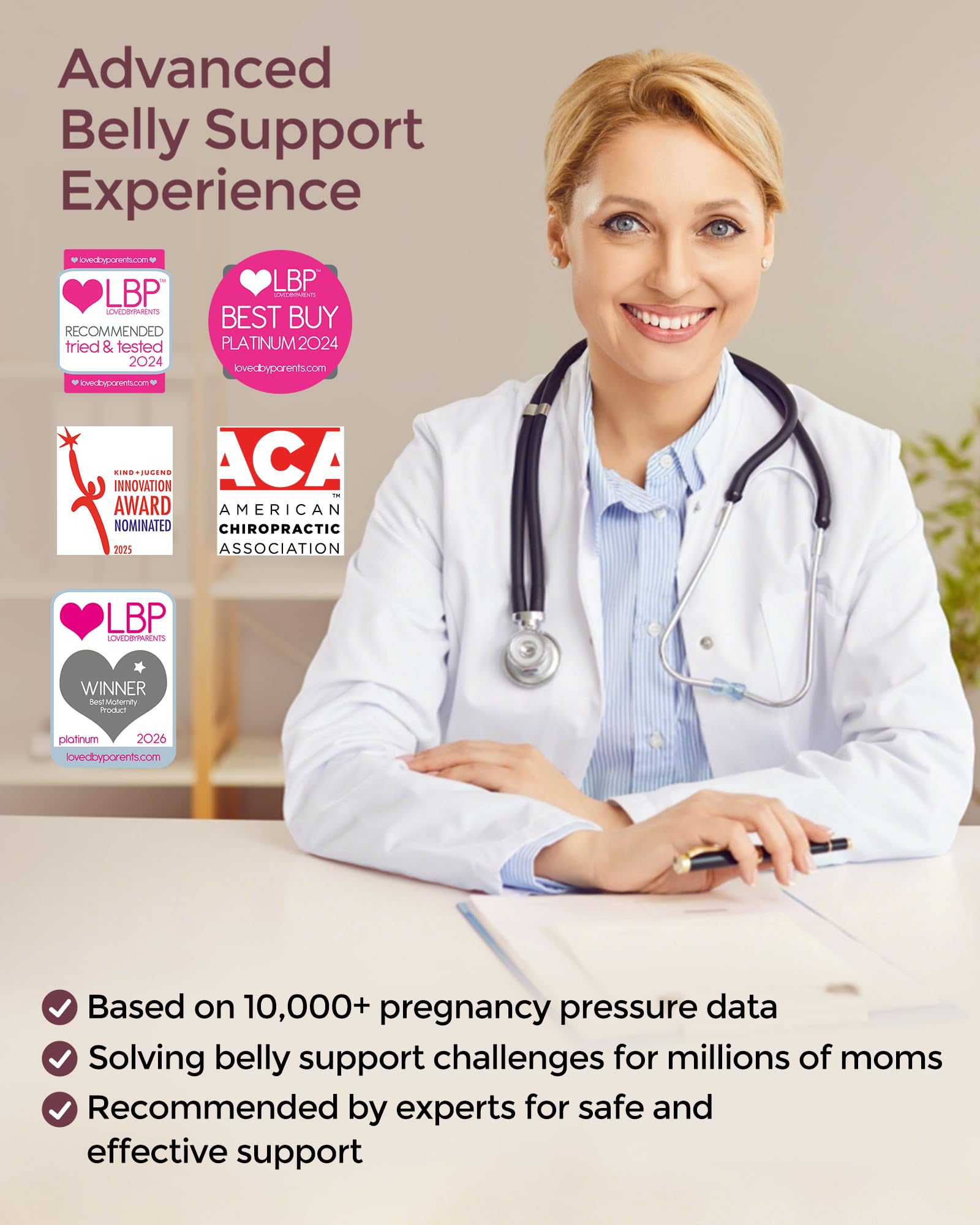 momcozy-pregnancy-belly-band-cozysupport-ergonest-maternity-belt-for-back-abdome image 6