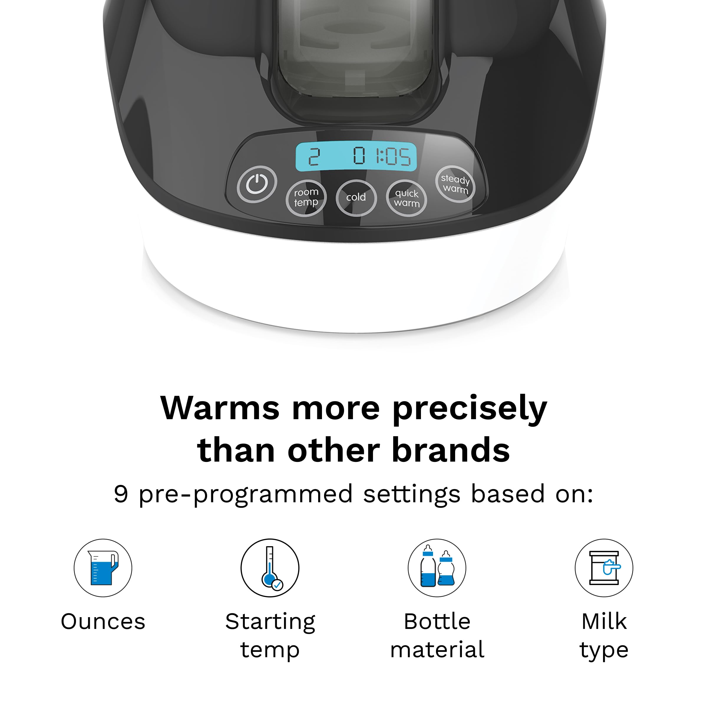 baby-brezza-fast-baby-bottle-warmer-universal-bottle-breastmilk-warmer-defroster image 6