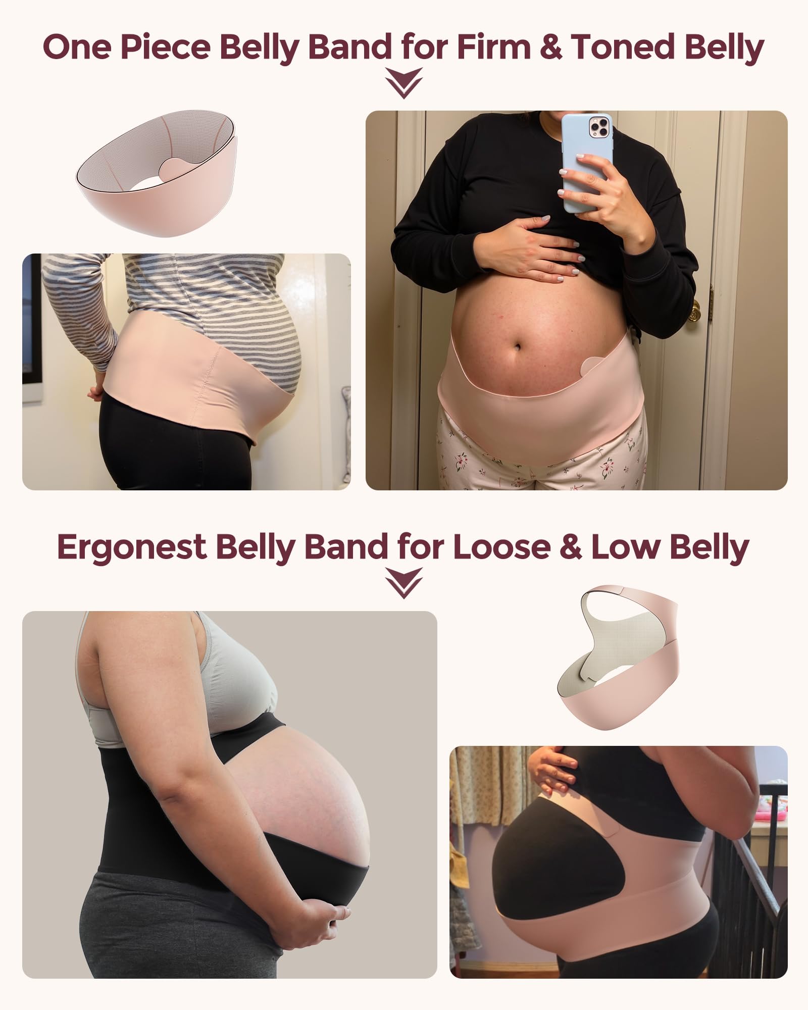 momcozy-pregnancy-belly-band-knee-pillow-for-side-sleepers image 8