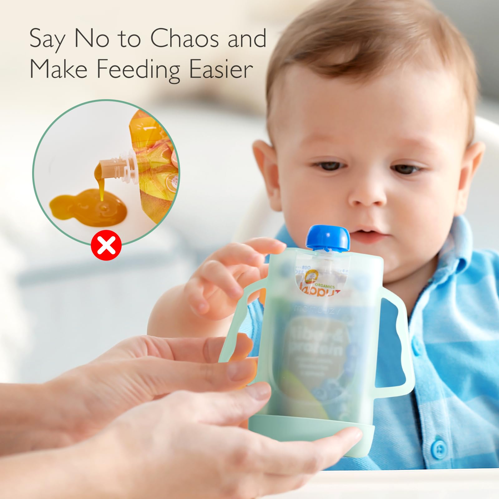 momcozy-squeeze-pouch-holder-for-food-pouches-momcozy-reusable-baby-food-pouches image 5