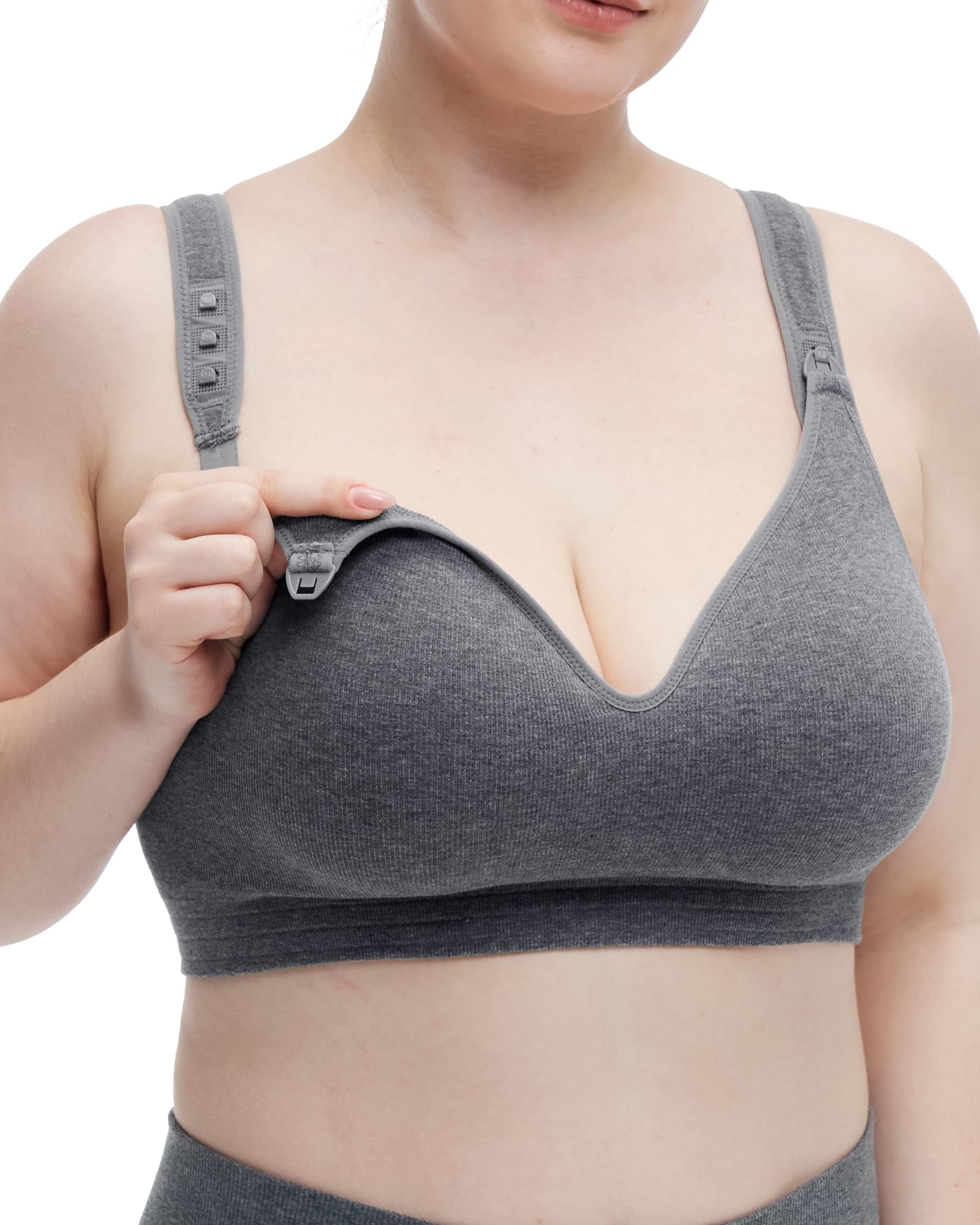 momcozy-busty-nursing-bras-u-s-cotton-wirefree-fixed-padded-full-coverage image 7