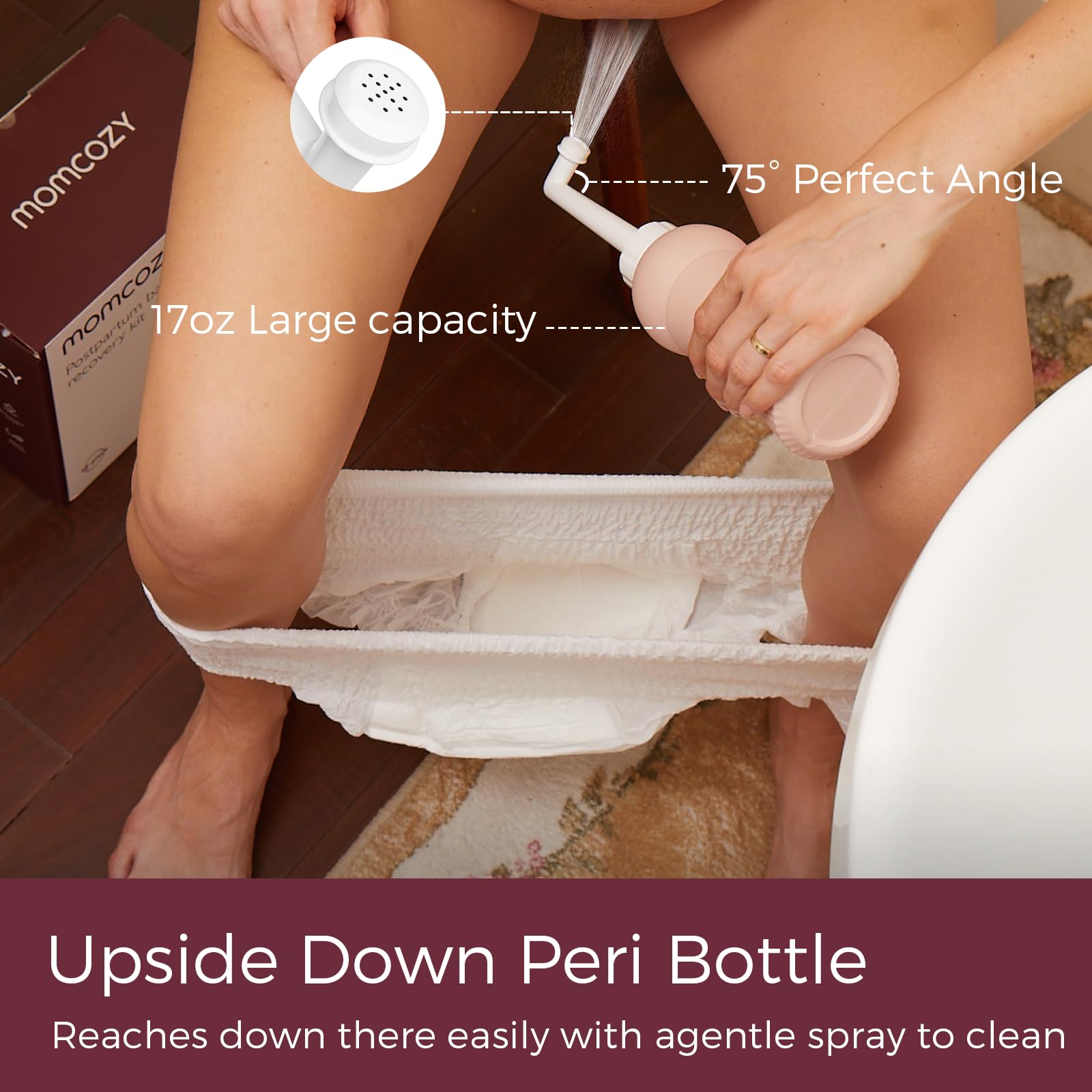 momcozy-postpartum-recovery-essentials-kit-disposable-underwear-cold-pads-peri-b image 6