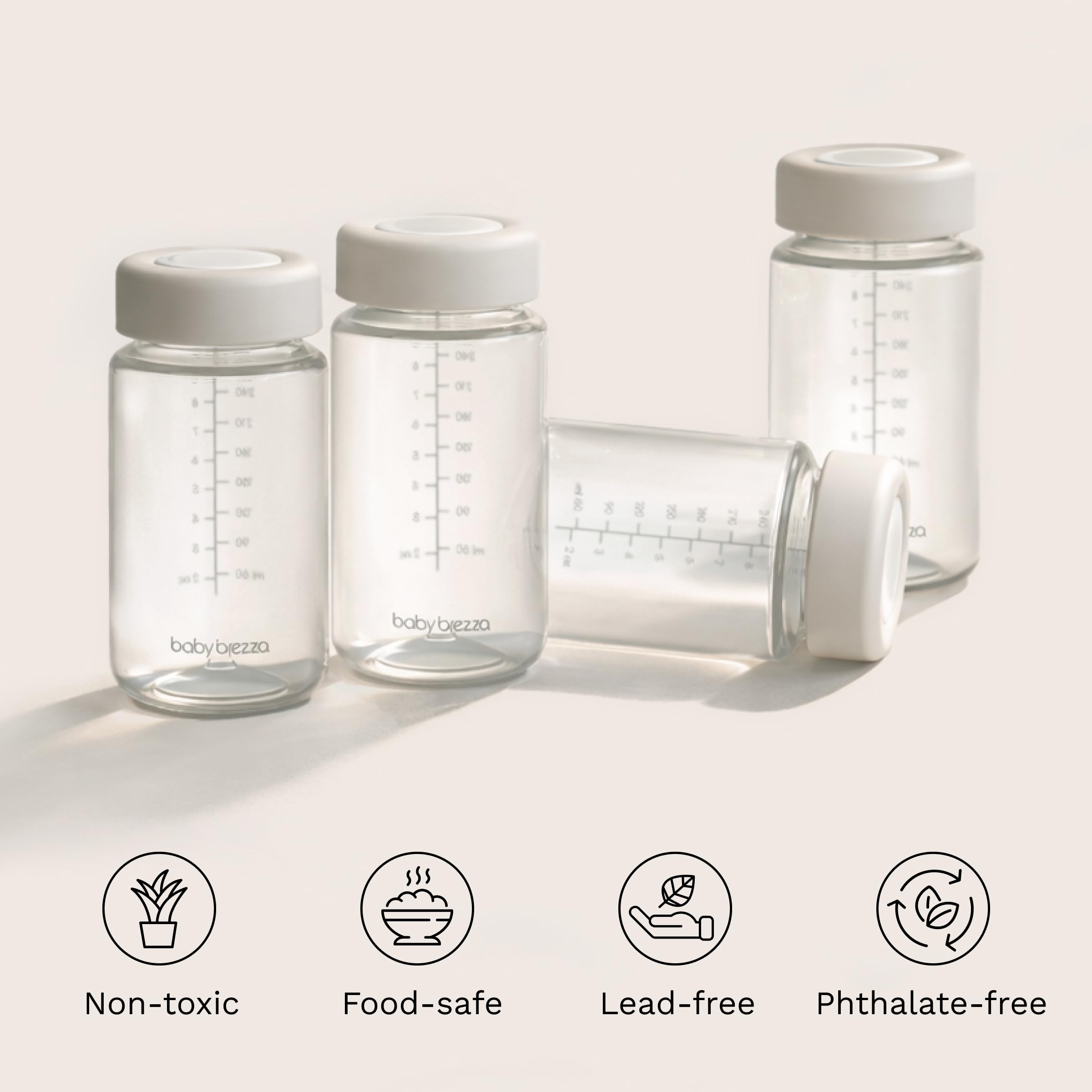 baby-brezza-replacement-breastmilk-cooler-storage-bottles-plastic-10-oz-4-pack image 6