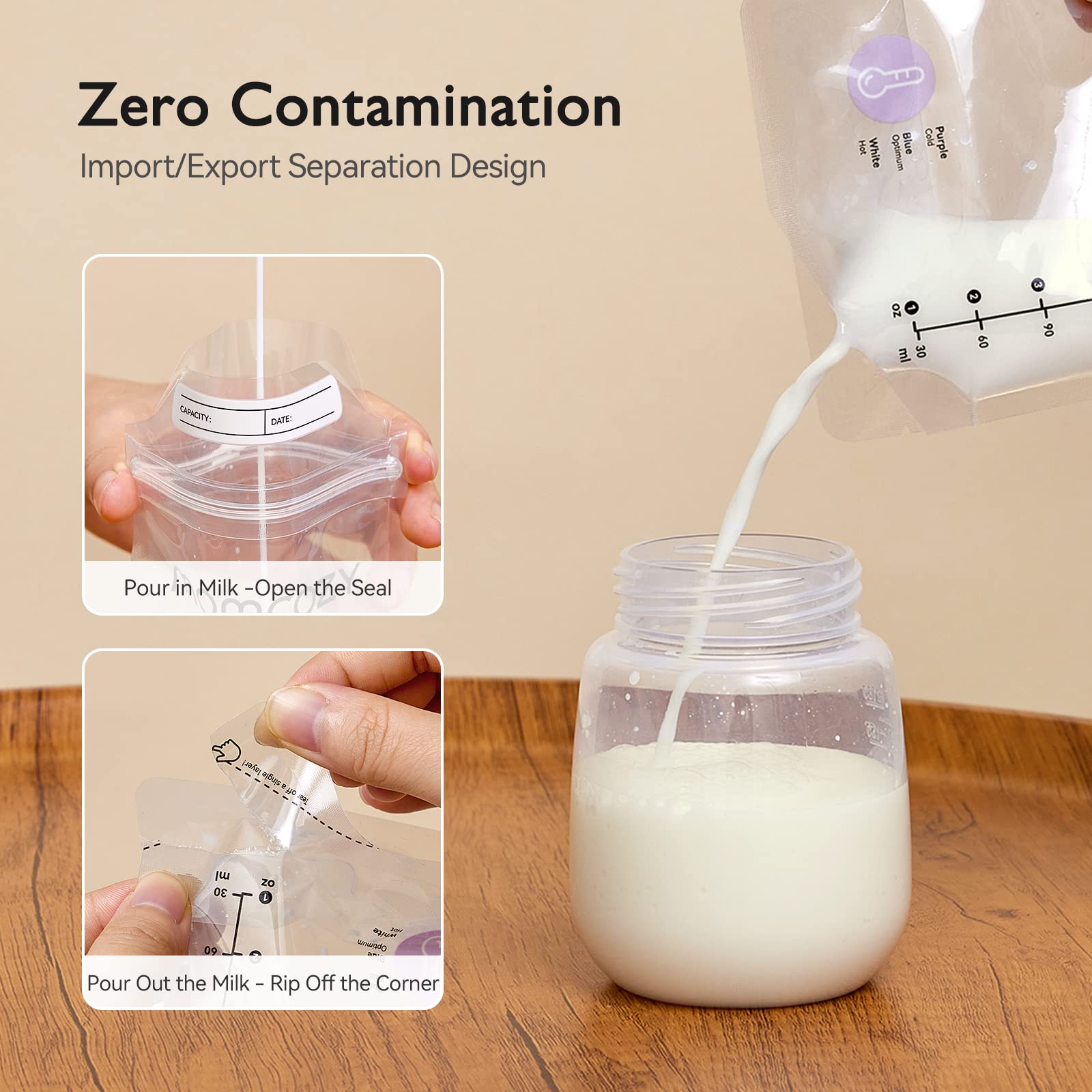 momcozy-temp-sensing-breast-milk-storage-bags-120-pack-6oz-double-zipper-no-leak image 4
