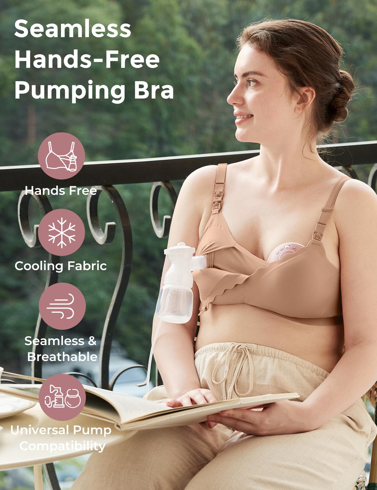 momcozy-4-in-1-hands-free-pumping-bra-with-cooling-fabric-jelly-strip-support-nu image 2