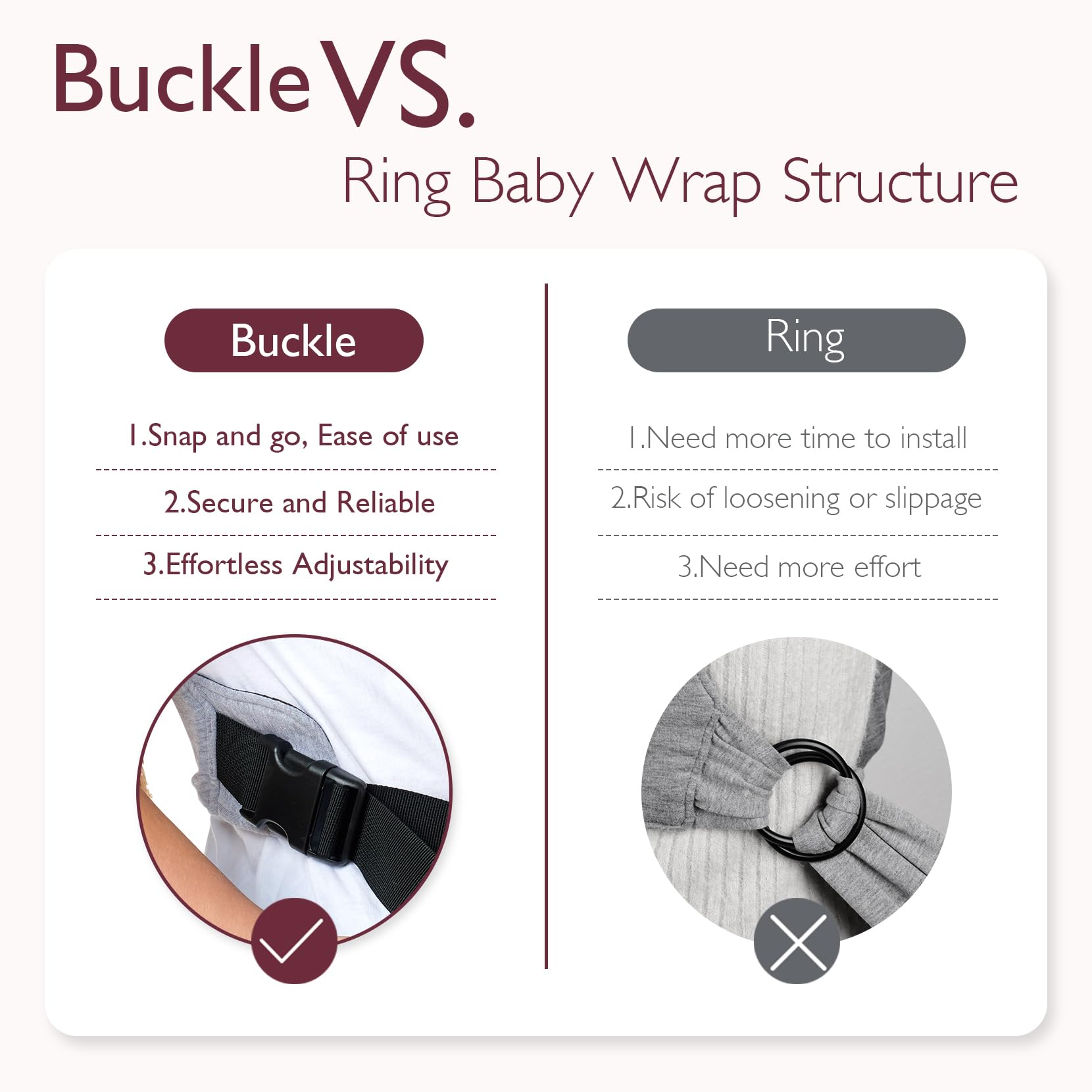 momcozy-baby-wrap-carrier-skin-friendly-fabric-adjustable-buckle-hands-free-for- image 2