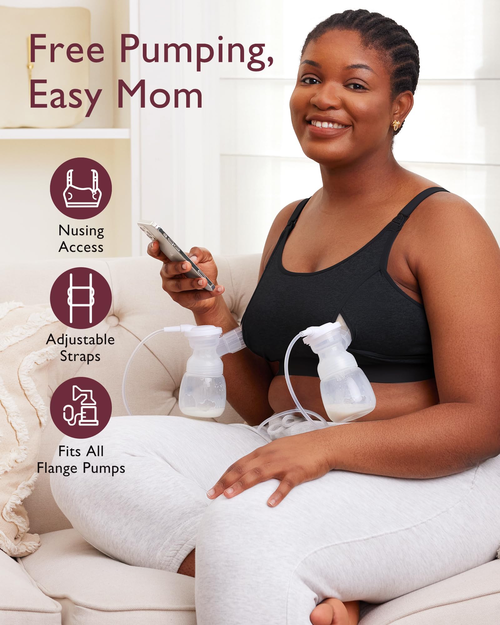 momcozy-hands-free-pumping-and-nursing-bra-2-in-1-for-spectra-lansinoh-medela image 2