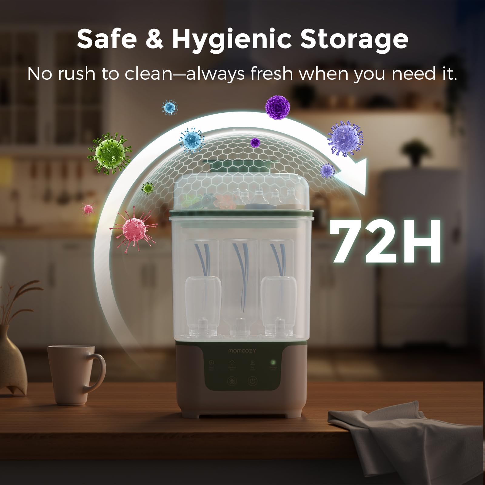 momcozy-modular-nesting-bottle-sterilizer-and-dryer-4-in-1-compact-countertop-un image 4