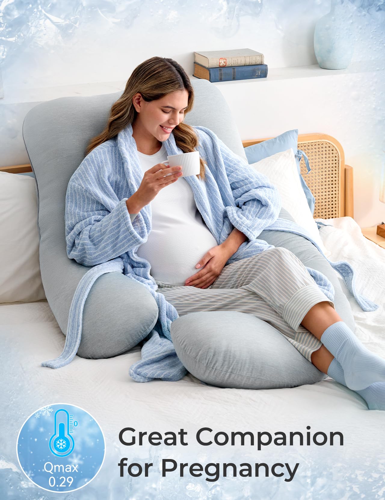 momcozy-pregnancy-pillows-knee-pillow-for-side-sleepers-with-cooling-cover image 2