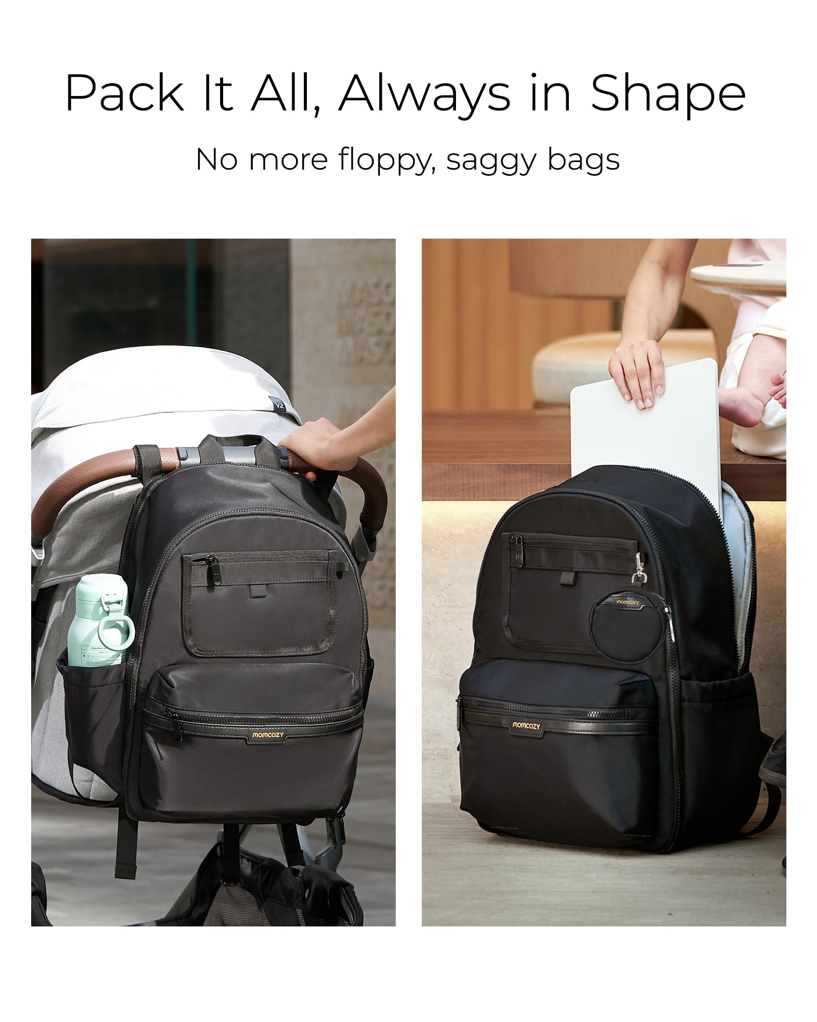momcozy-goease-diaper-bag-backpack-21l-waterproof-multi-pocket-with-changing-pad image 6