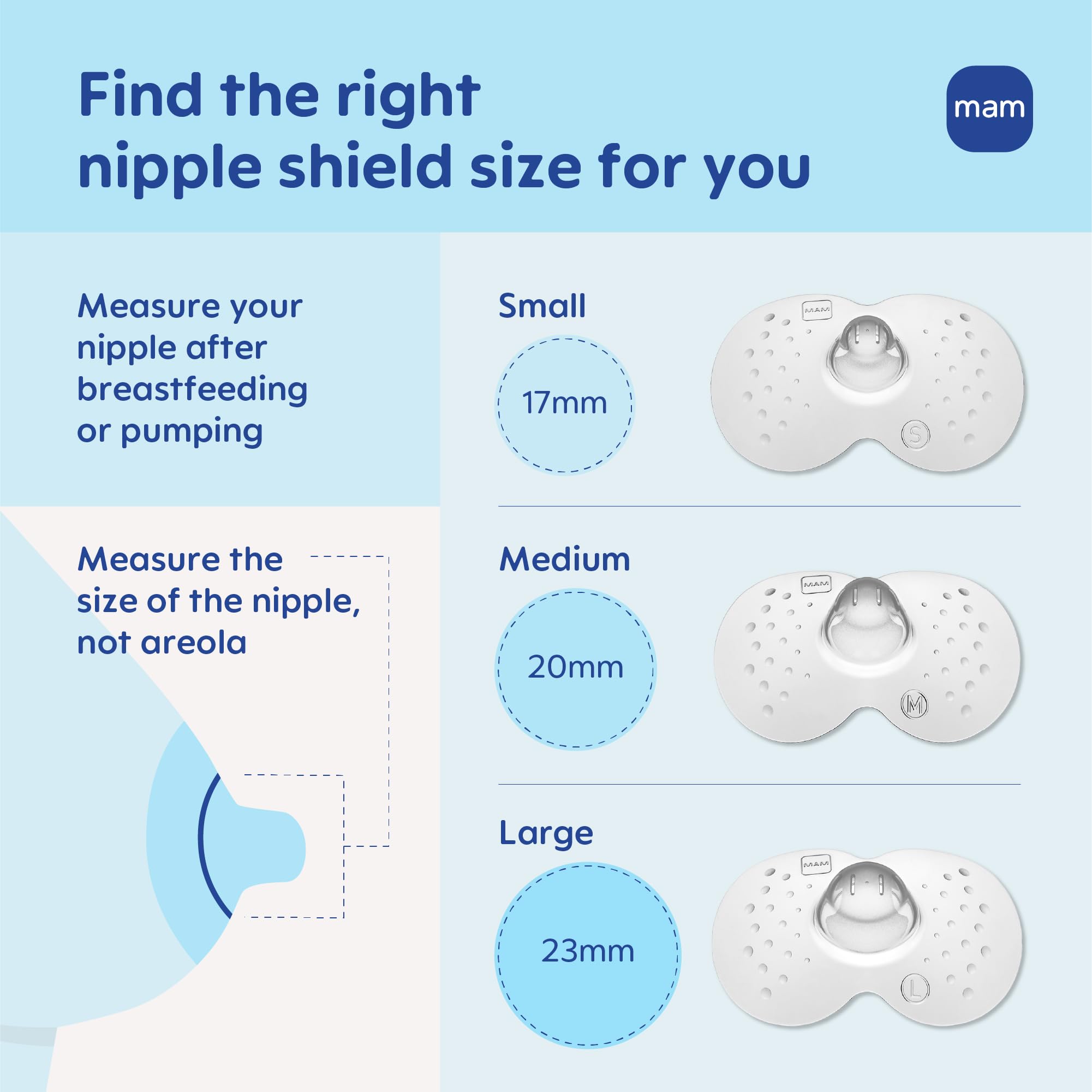 mam-nipple-shields-for-breastfeeding-large-23mm-ultra-thin-silicone-with-skinsof image 3