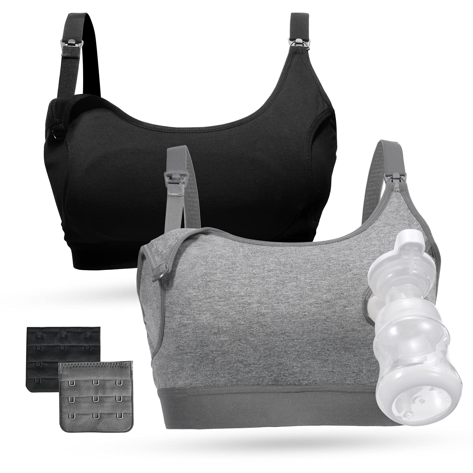 momcozy-hands-free-pumping-and-nursing-bra-2-in-1-for-spectra-lansinoh-medela image 1
