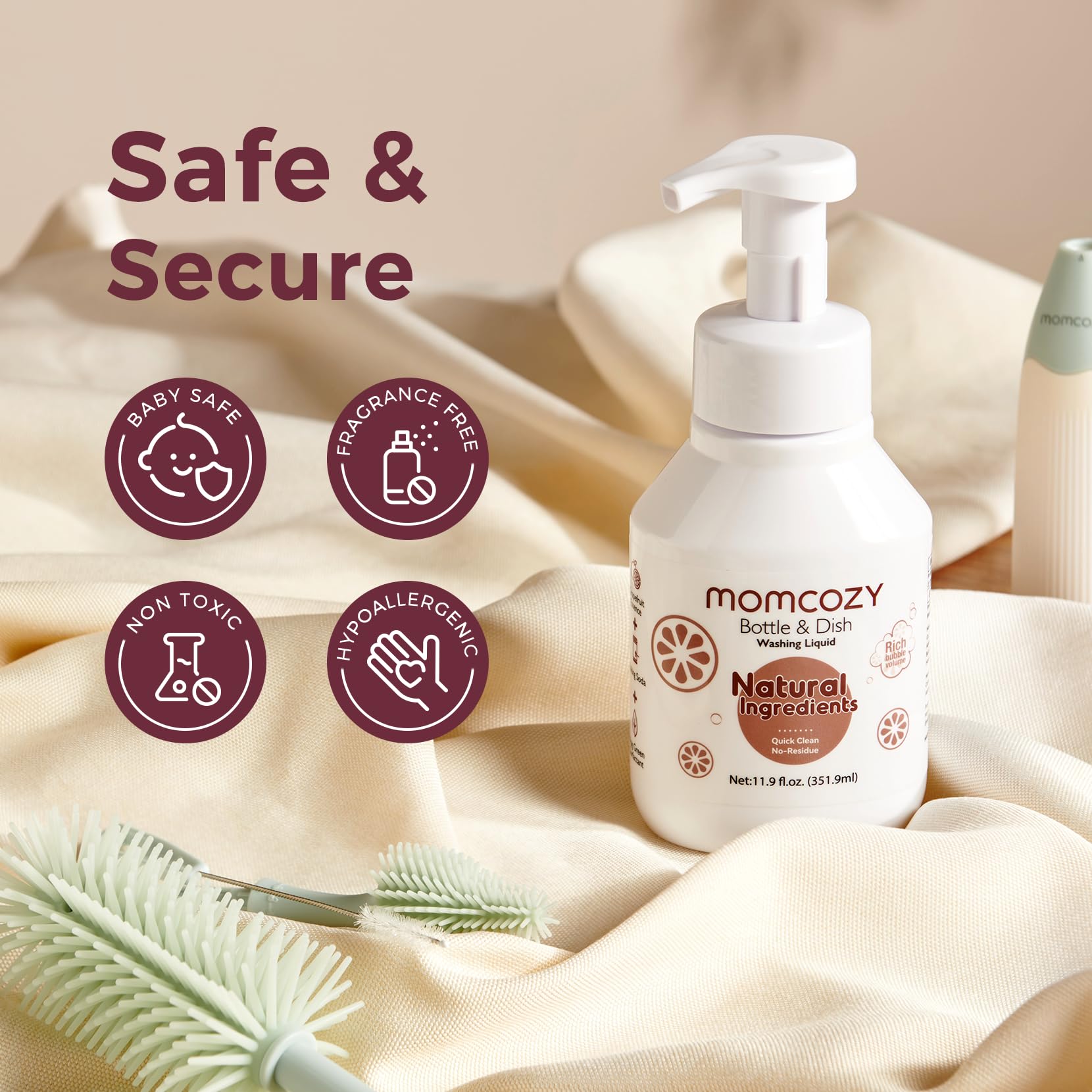 momcozy-bottle-brush-cleaning-fluid-natural-foam-11-9-oz-for-press-foaming-clean image 4