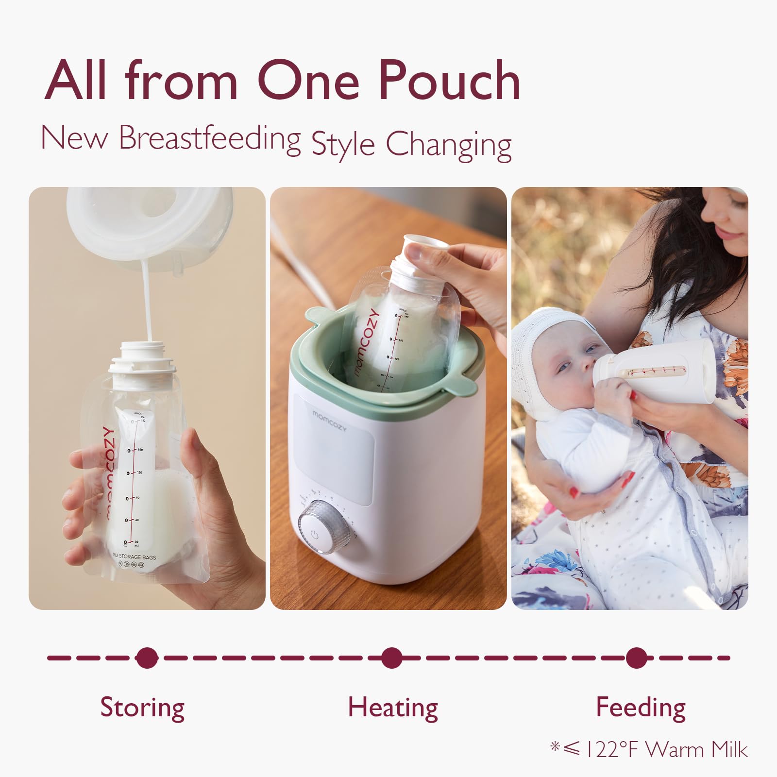 momcozy-portable-disposable-baby-bottle-kit-bottle-warmer-bundle image 2